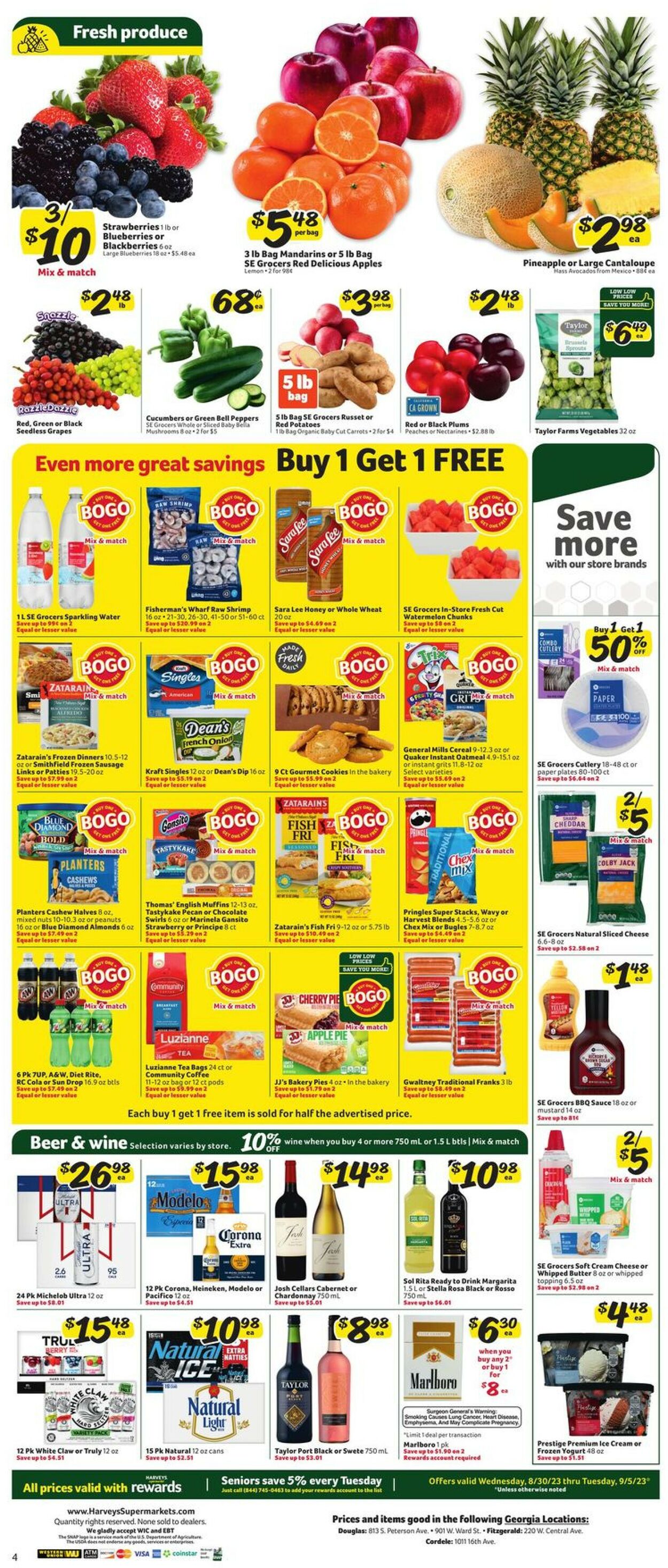 Harveys Supermarket Weekly Ad Circular - valid 08/30-09/05/2023 (Page 10)
