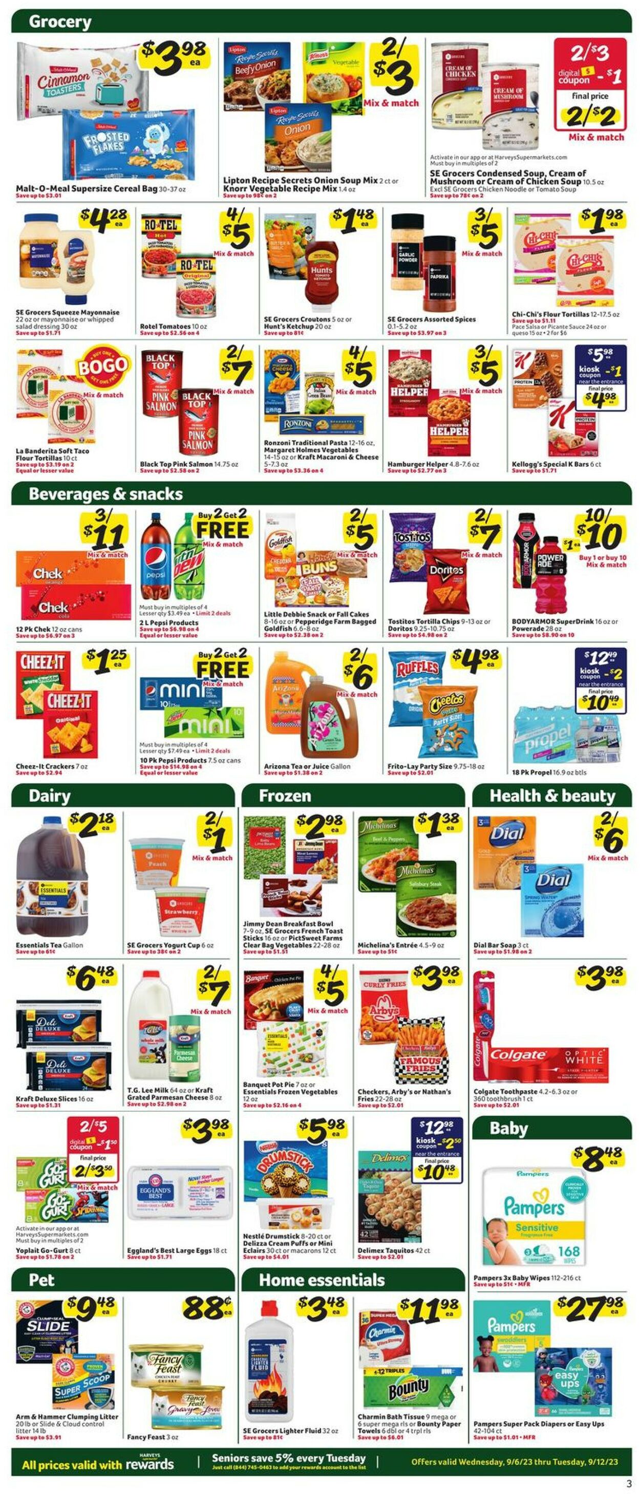 Harveys Supermarket Weekly Ad Circular - valid 09/06-09/12/2023 (Page 6)