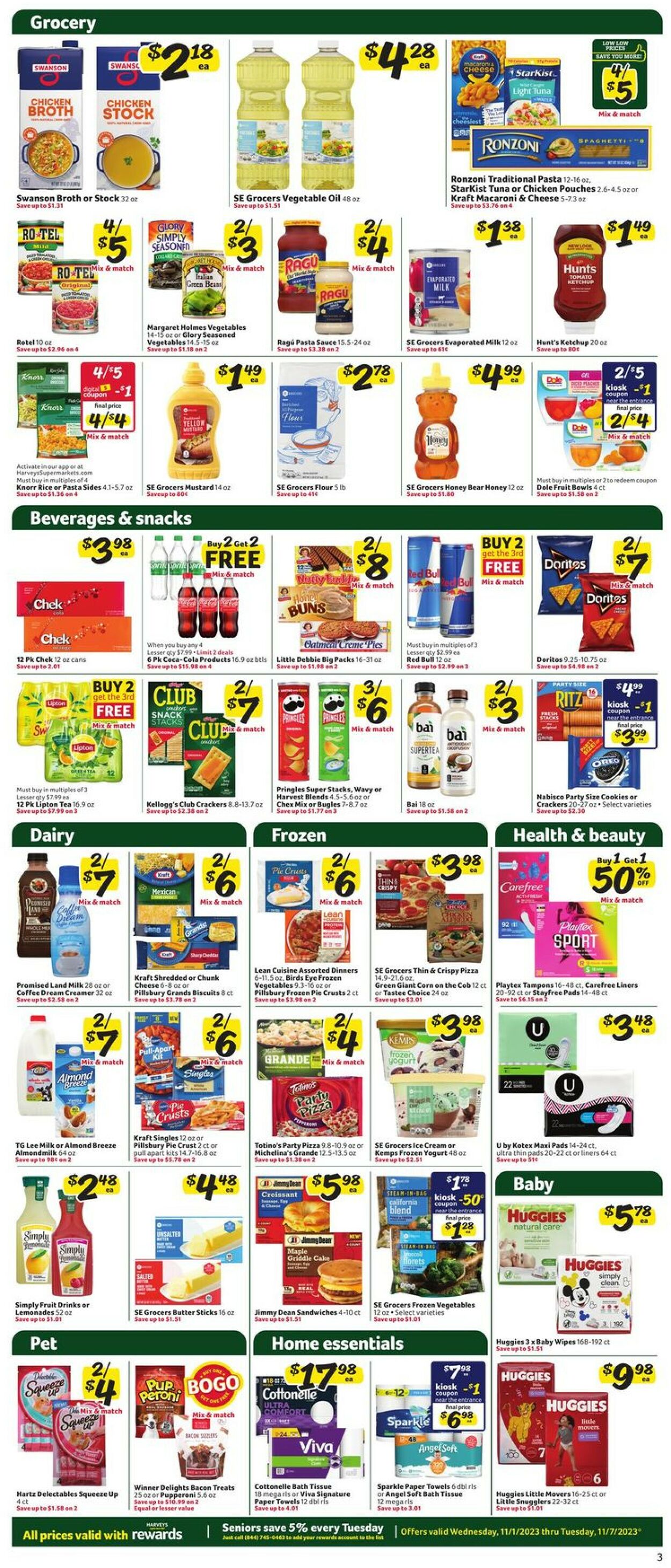 Harveys Supermarket Weekly Ad Circular - valid 11/01-11/07/2023 (Page 8)