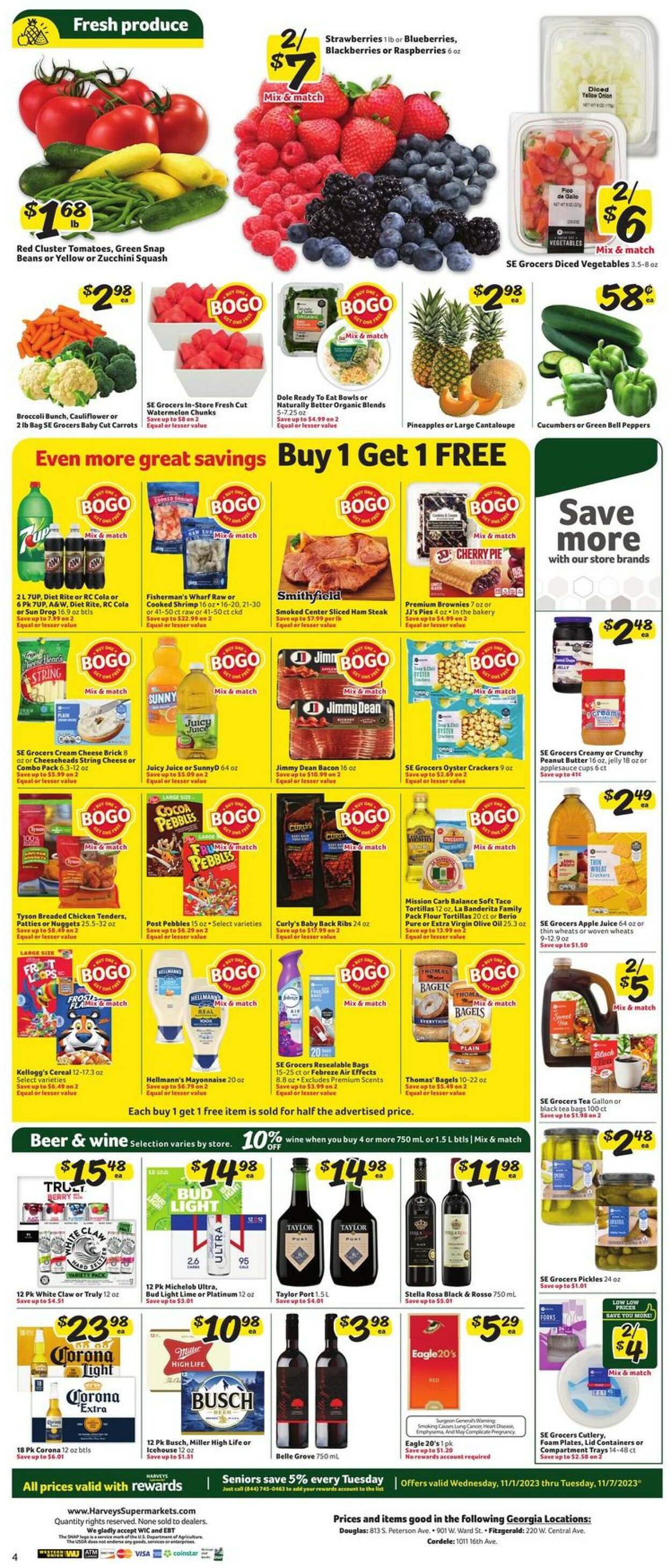 Harveys Supermarket Weekly Ad Circular - valid 11/01-11/07/2023 (Page 10)