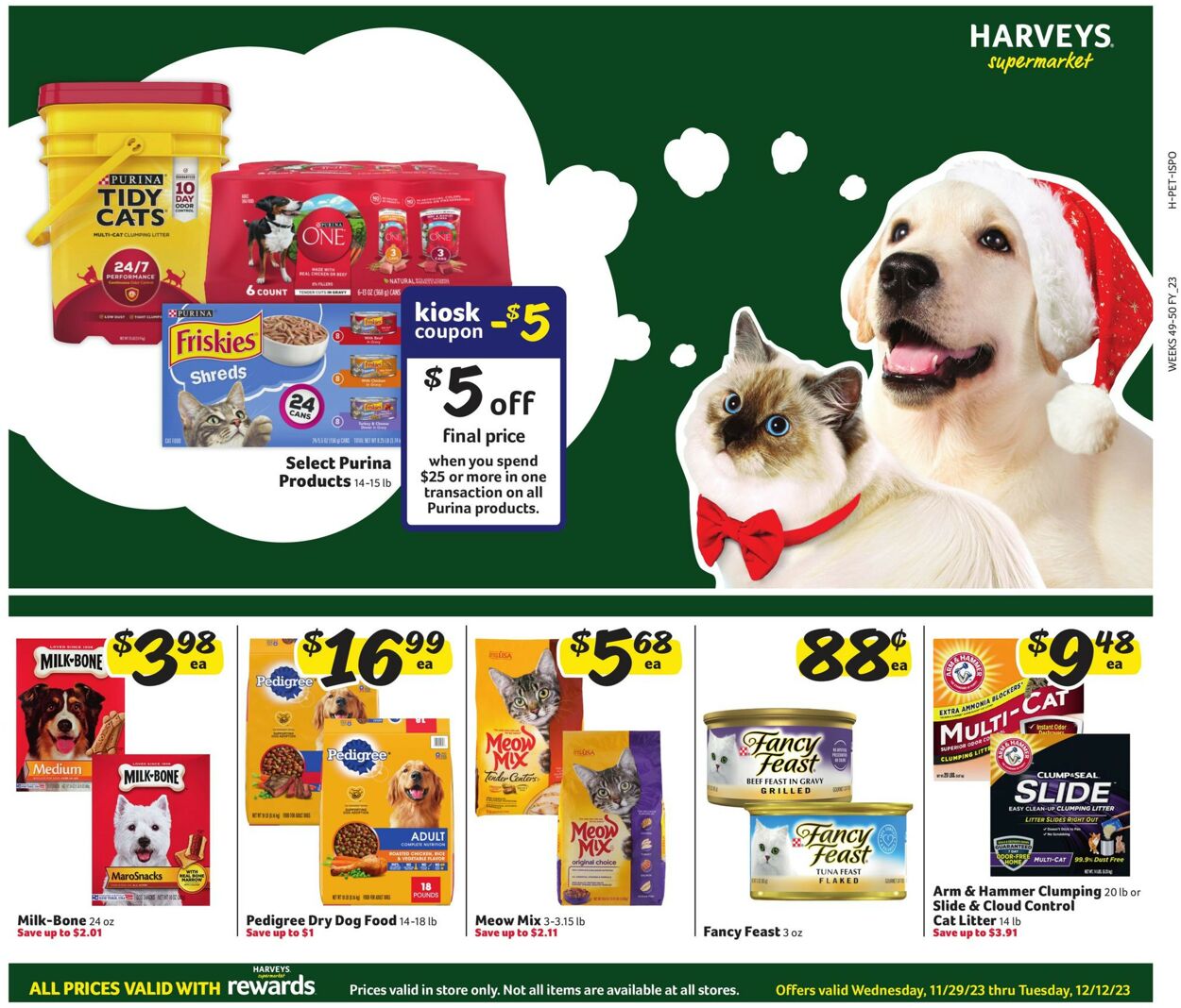 Harveys Supermarket Weekly Ad Circular - valid 11/29-12/12/2023