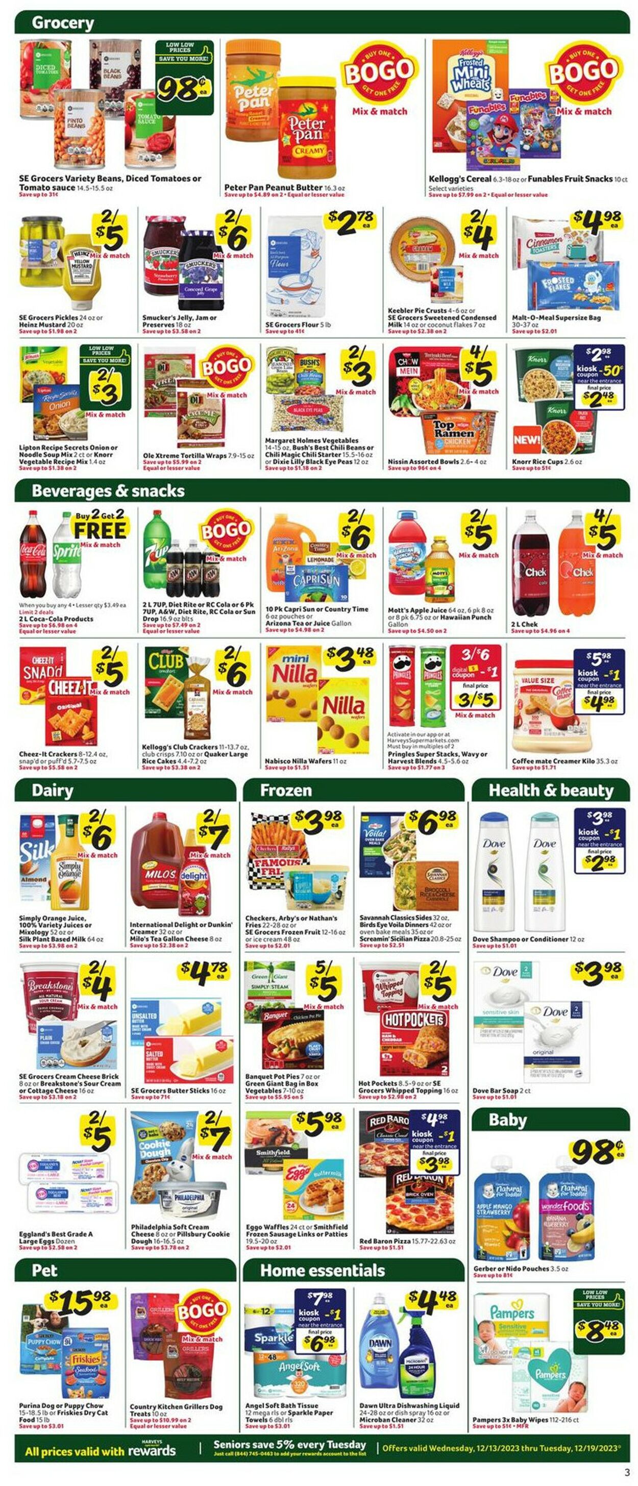 Harveys Supermarket Weekly Ad Circular - valid 12/13-12/19/2023 (Page 6)