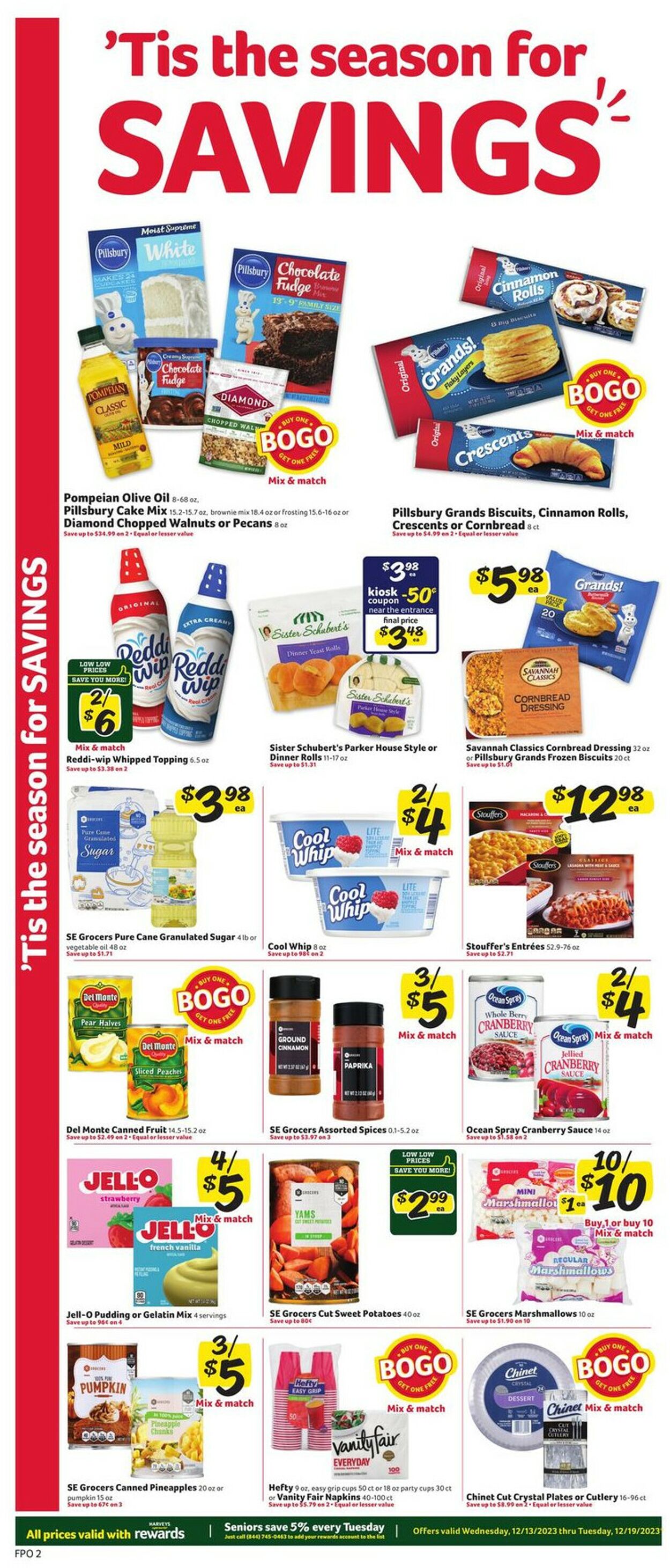 Harveys Supermarket Weekly Ad Circular - valid 12/13-12/19/2023 (Page 8)
