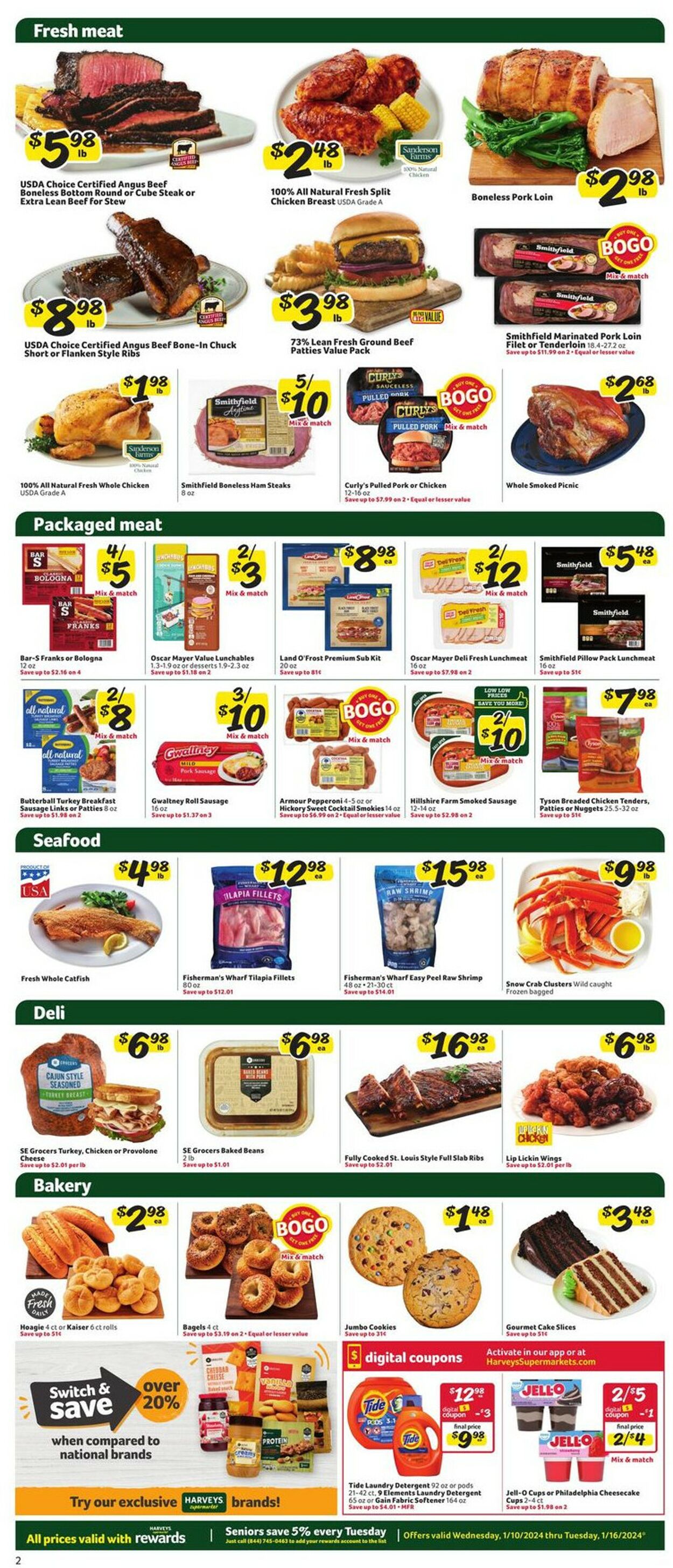 Harveys Supermarket Weekly Ad Circular - valid 01/10-01/16/2024 (Page 5)
