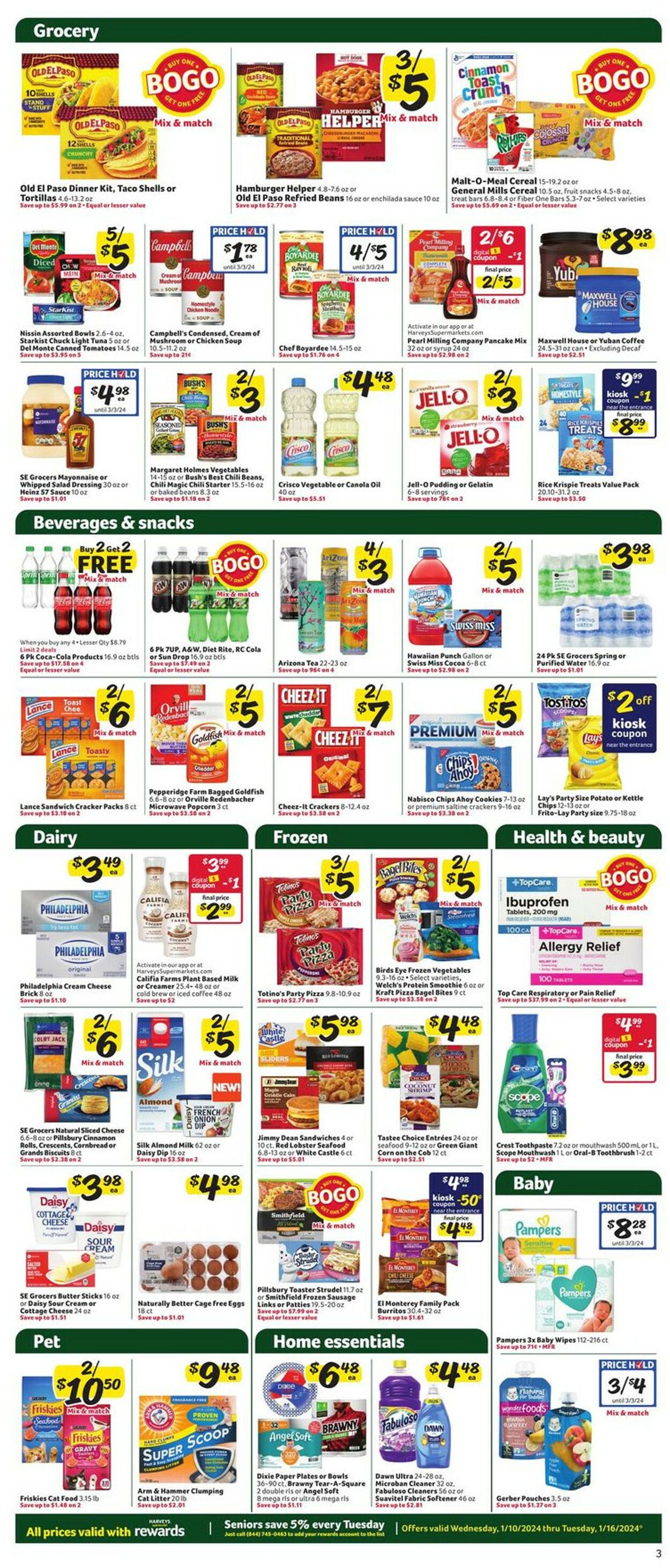Harveys Supermarket Weekly Ad Circular - valid 01/10-01/16/2024 (Page 6)