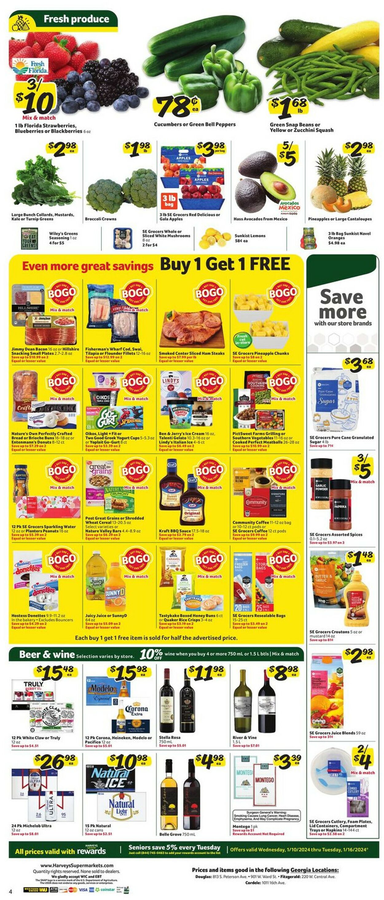 Harveys Supermarket Weekly Ad Circular - valid 01/10-01/16/2024 (Page 9)