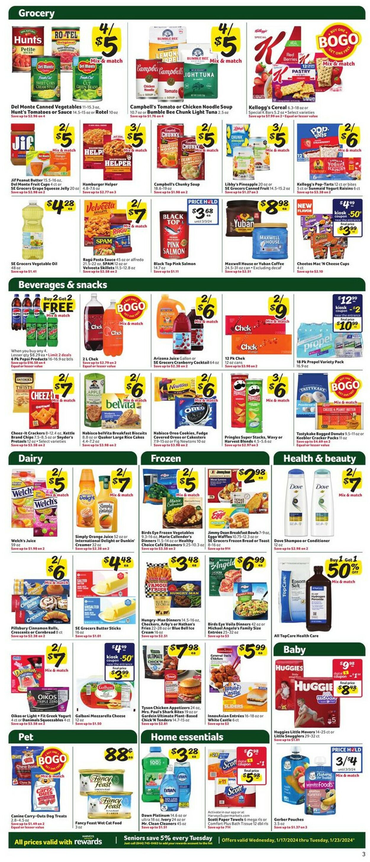 Harveys Supermarket Weekly Ad Circular - valid 01/17-01/23/2024 (Page 5)