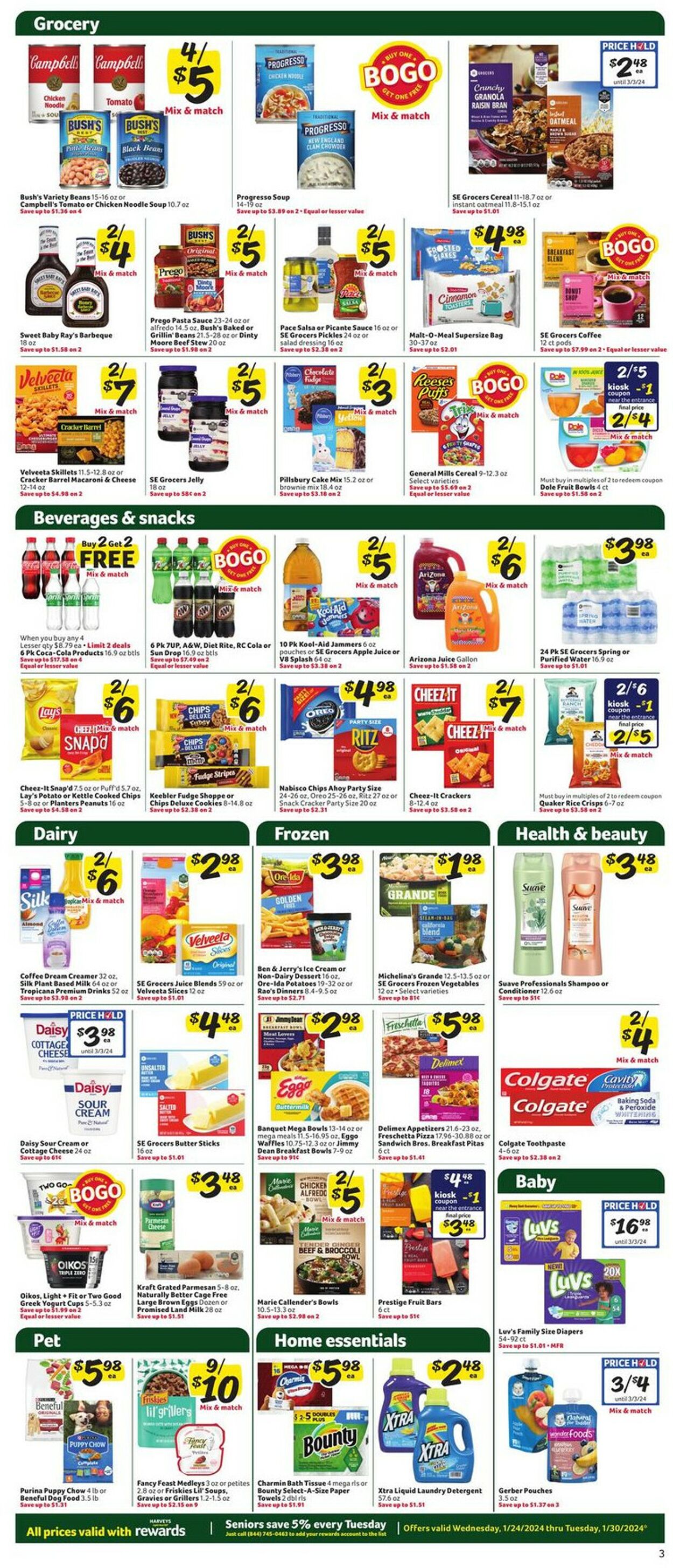 Harveys Supermarket Weekly Ad Circular - valid 01/24-01/30/2024 (Page 5)