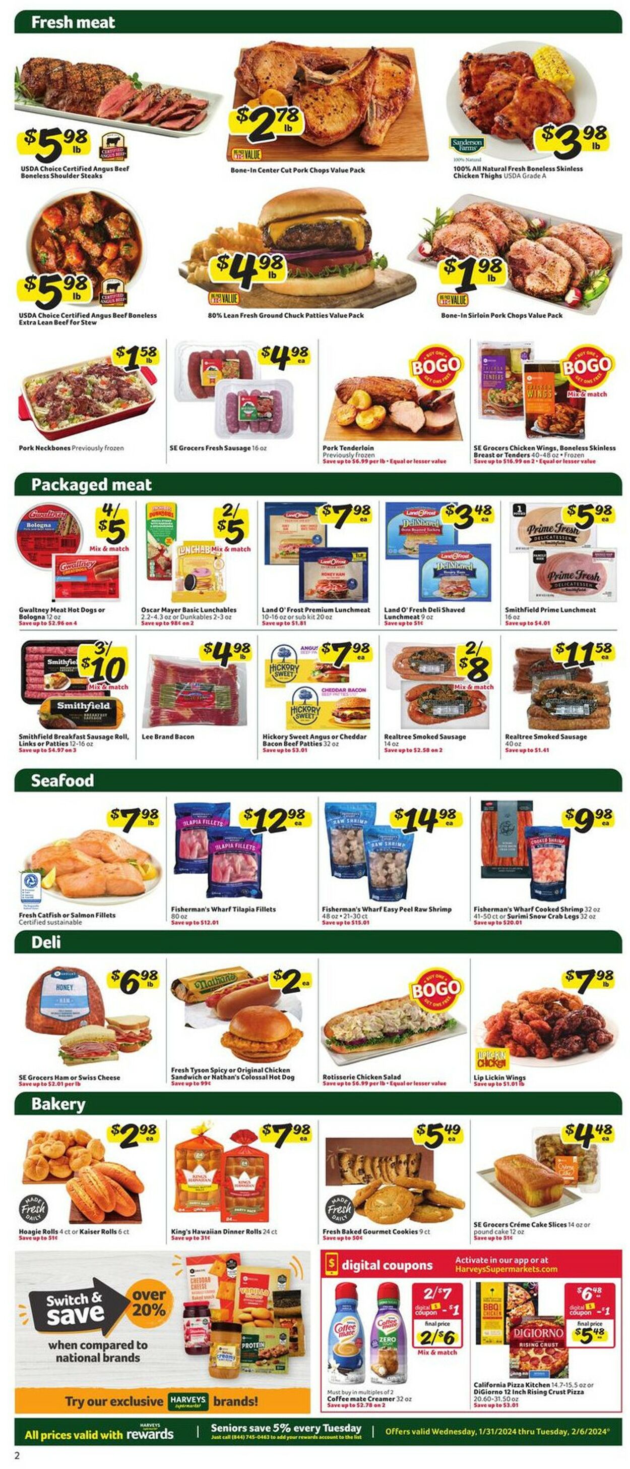 Harveys Supermarket Weekly Ad Circular - valid 01/31-02/06/2024 (Page 4)