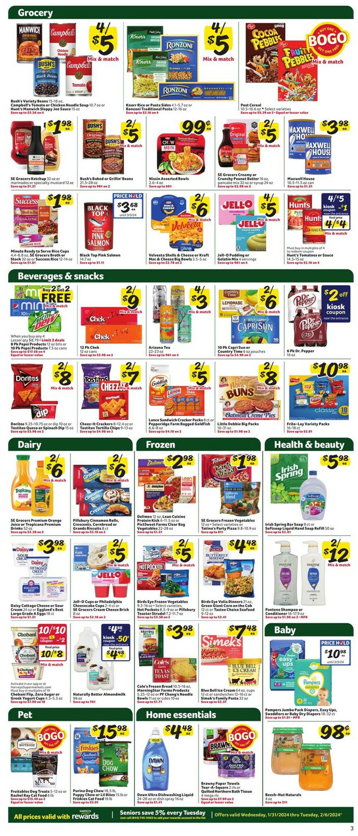Harveys Supermarket Weekly Ad Circular - valid 01/31-02/06/2024 (Page 5)