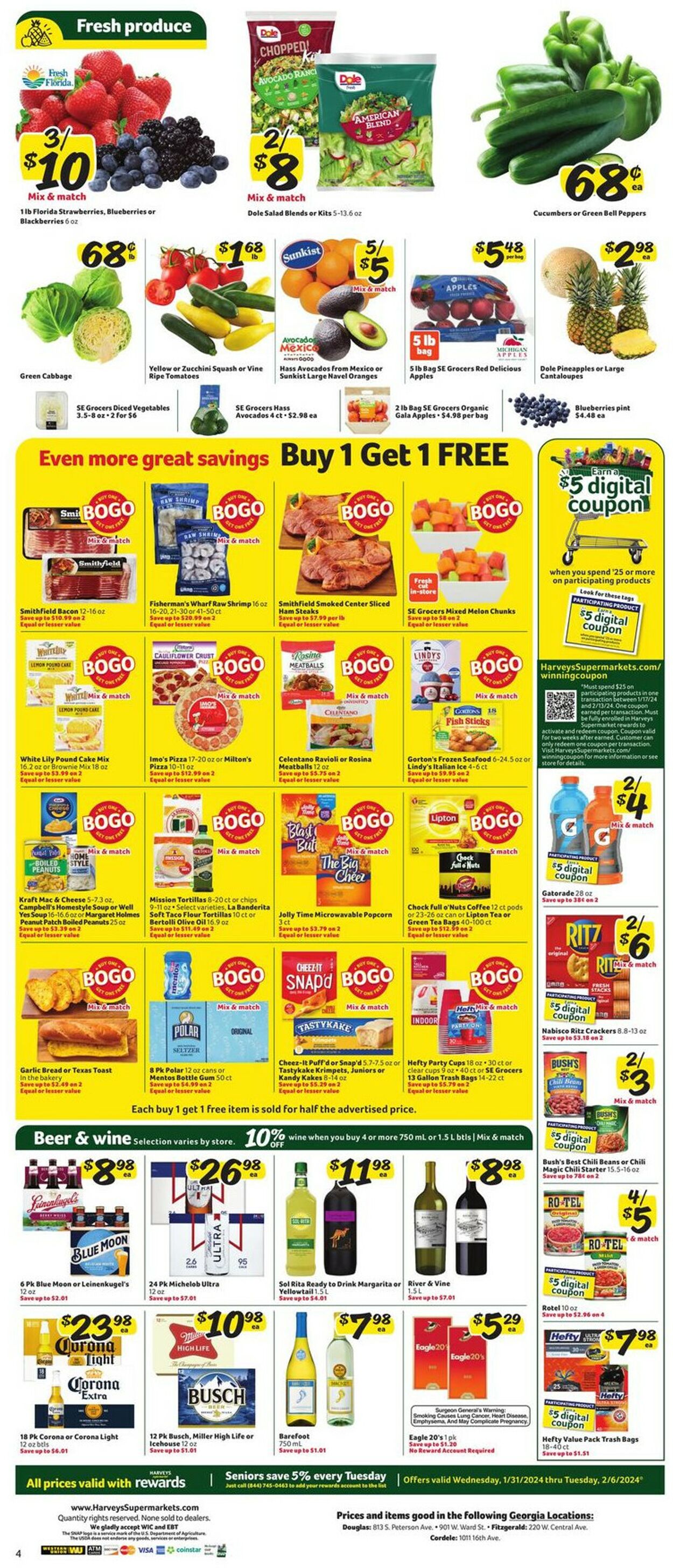 Harveys Supermarket Weekly Ad Circular - valid 01/31-02/06/2024 (Page 10)