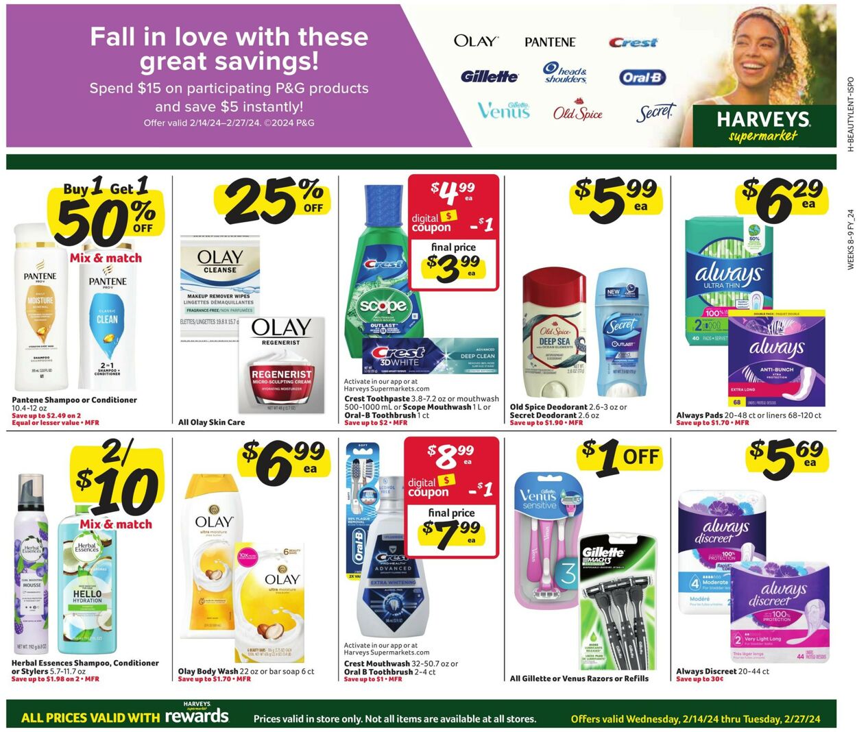 Harveys Supermarket Weekly Ad Circular - valid 02/14-02/27/2024
