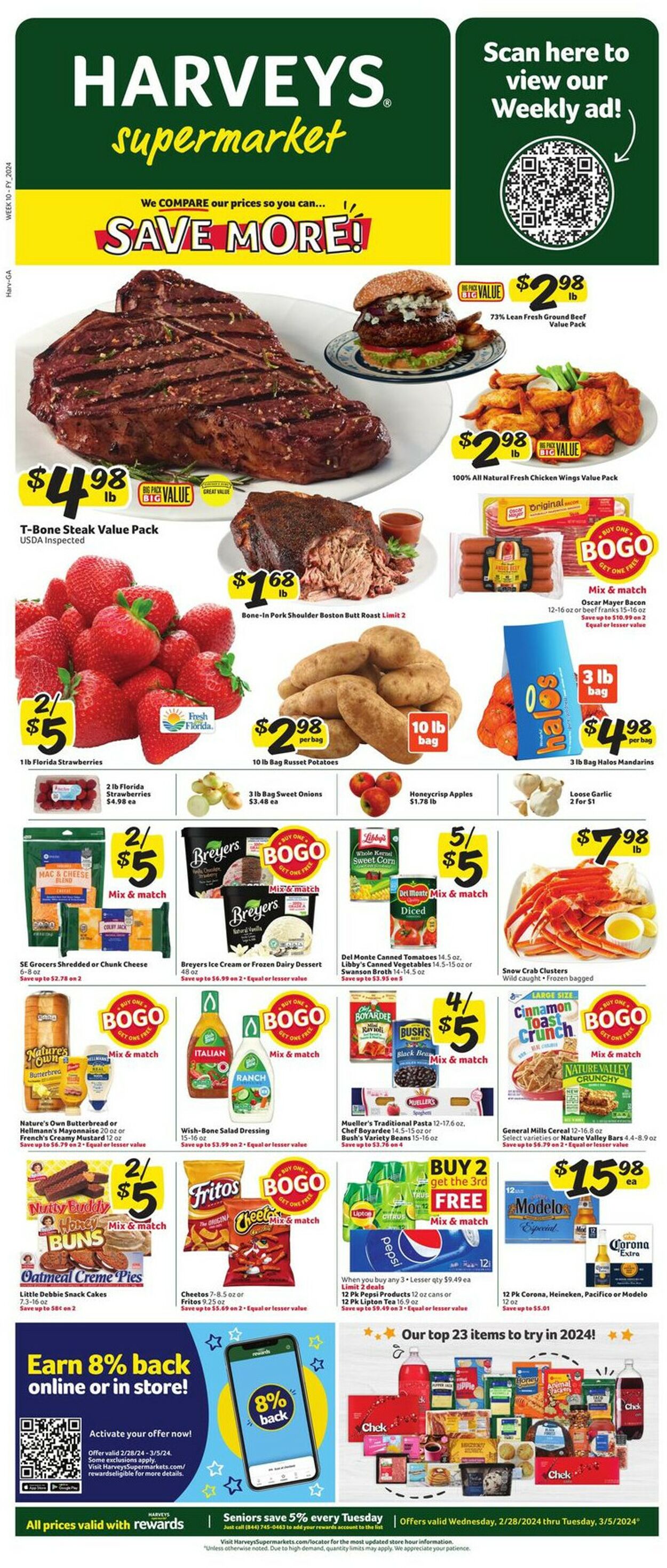 Harveys Supermarket Weekly Ad Circular - valid 02/28-03/05/2024