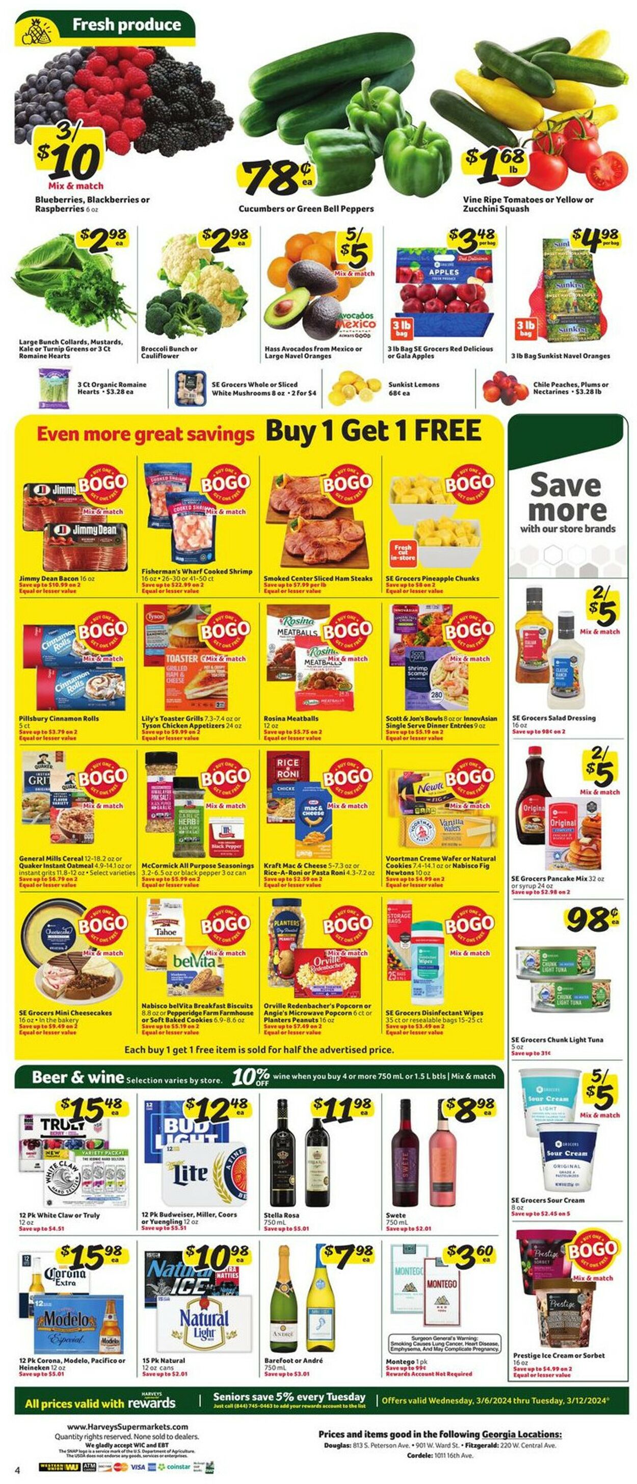 Harveys Supermarket Weekly Ad Circular - valid 03/06-03/12/2024 (Page 9)