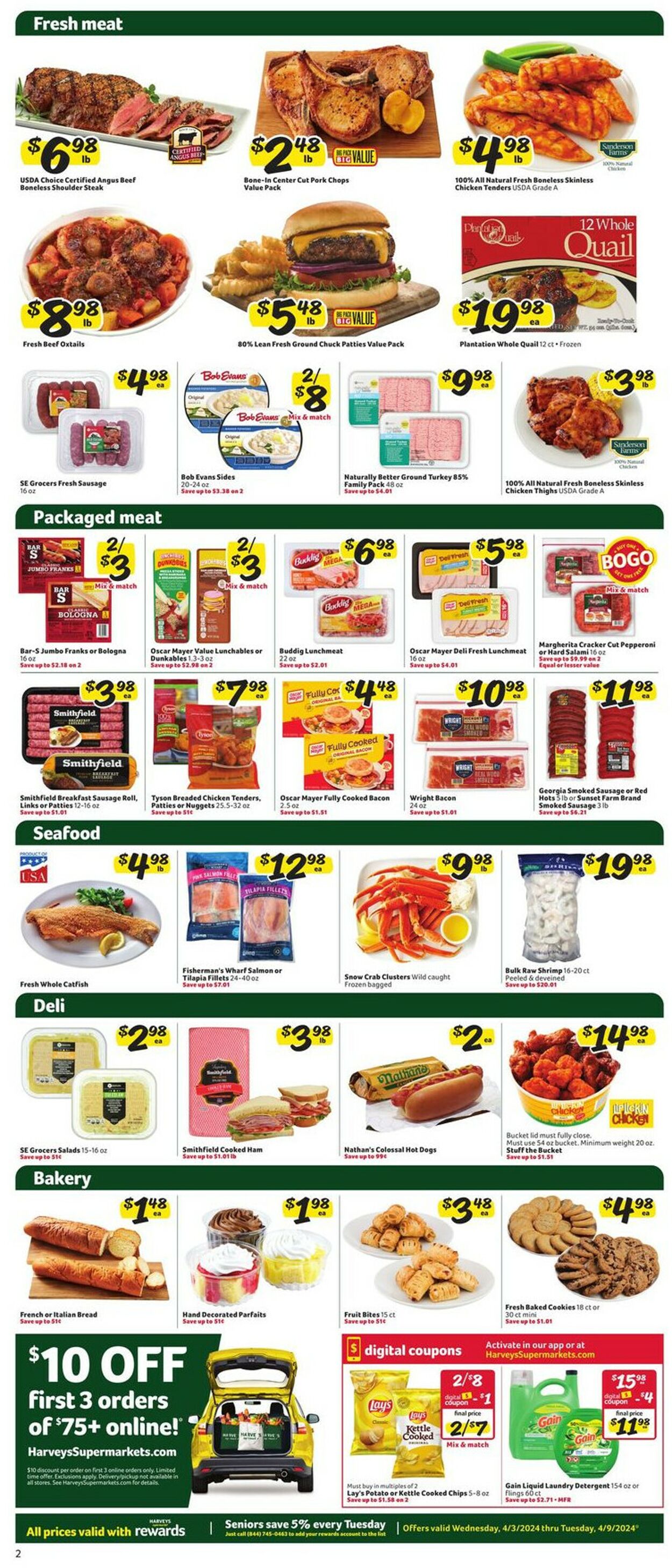 Harveys Supermarket Weekly Ad Circular - valid 04/03-04/09/2024 (Page 4)