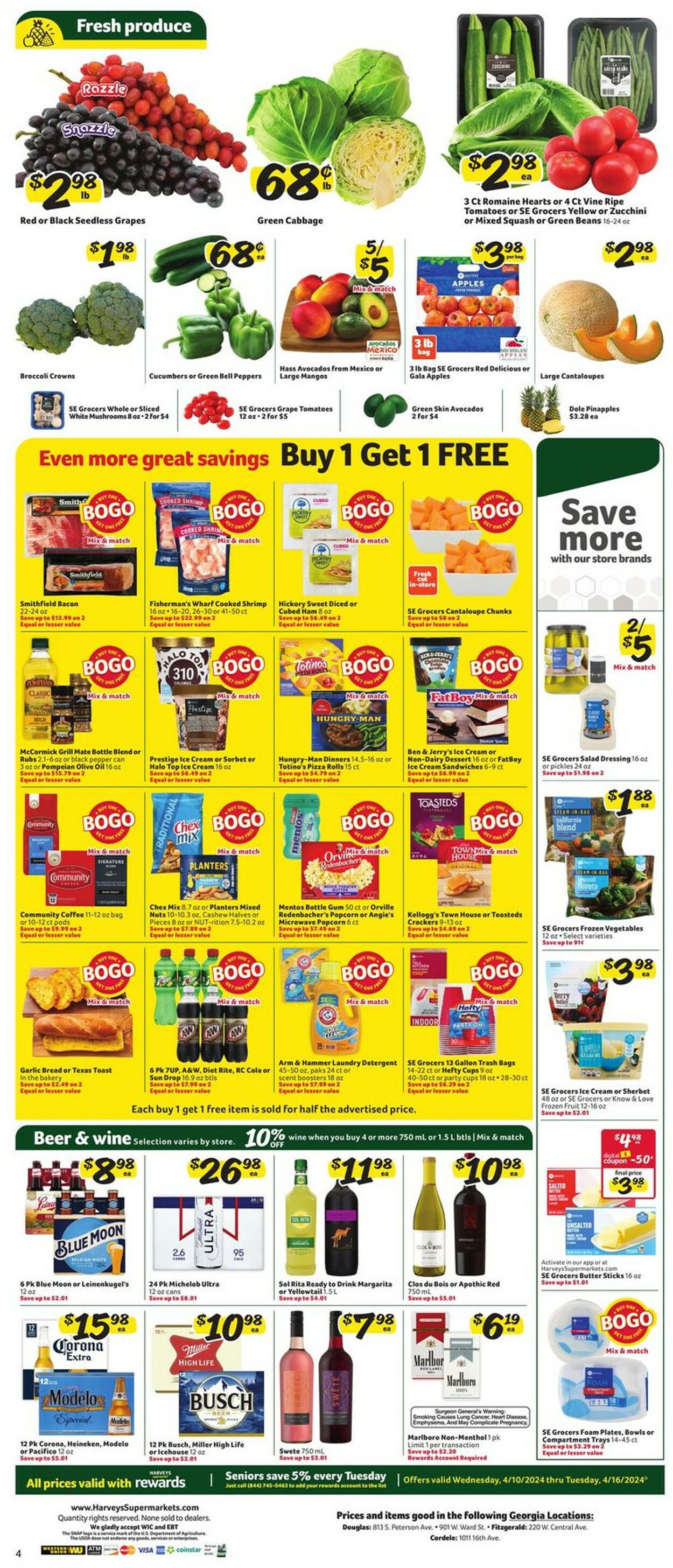 Harveys Supermarket Weekly Ad Circular - valid 04/10-04/16/2024 (Page 9)