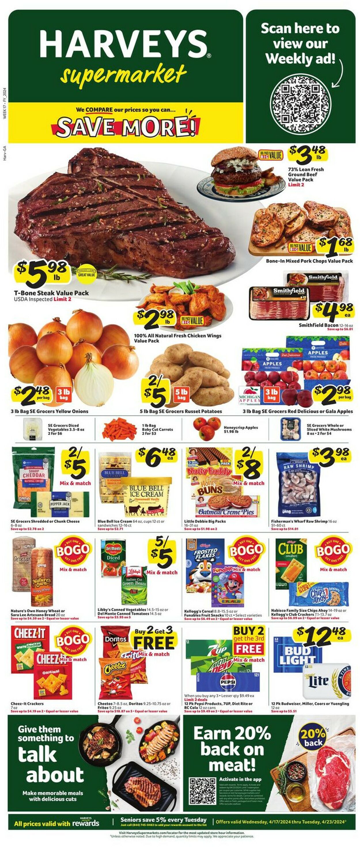 Harveys Supermarket Weekly Ad Circular - valid 04/17-04/23/2024