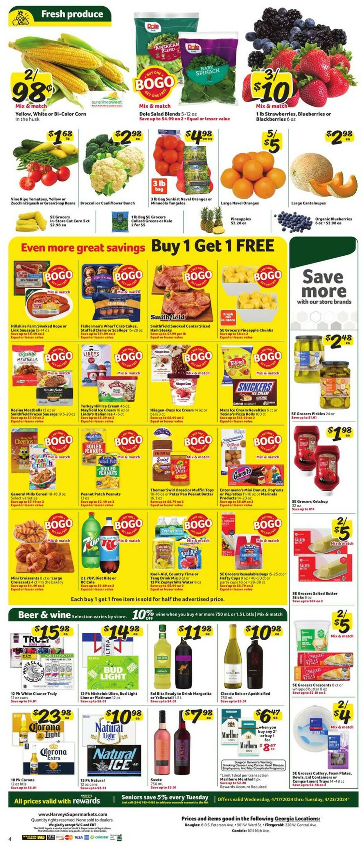 Harveys Supermarket Weekly Ad Circular - valid 04/17-04/23/2024 (Page 10)