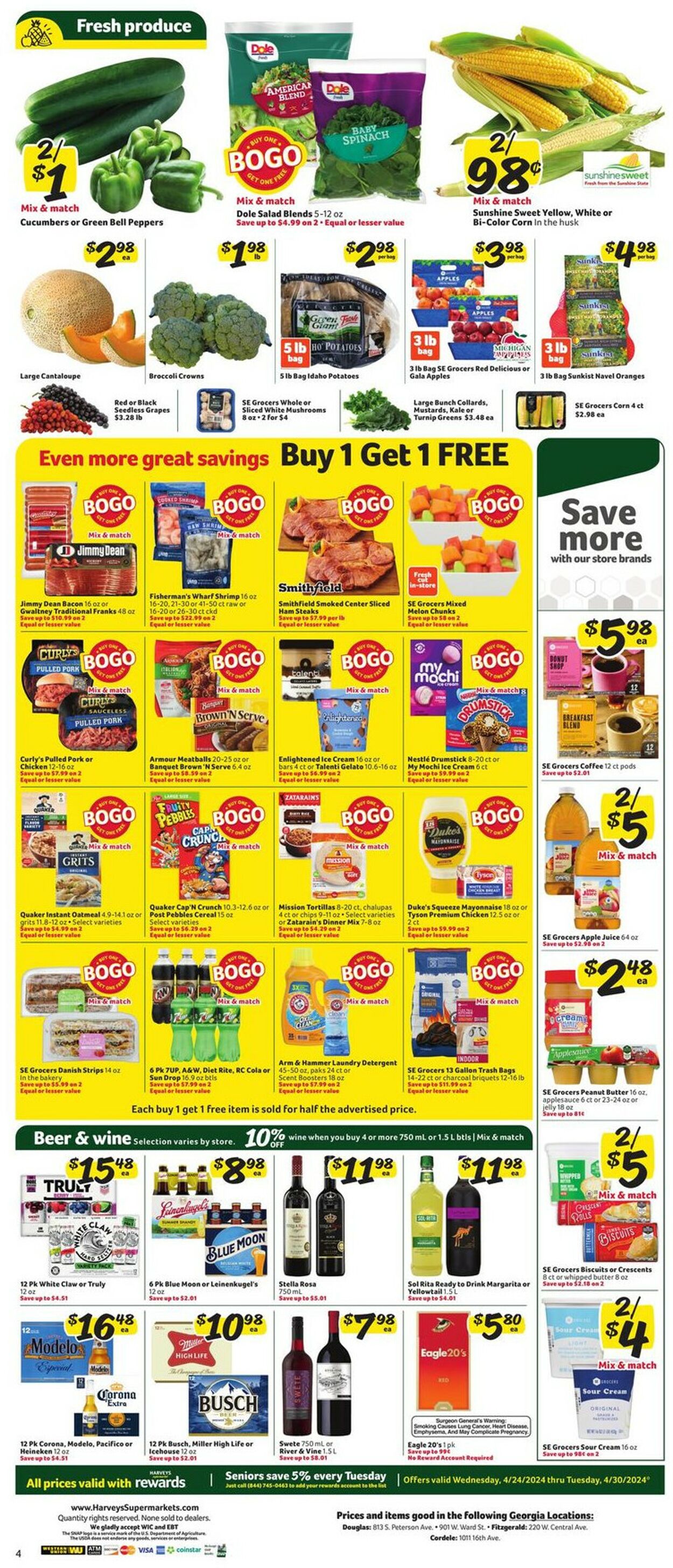 Harveys Supermarket Weekly Ad Circular - valid 04/24-04/30/2024 (Page 10)