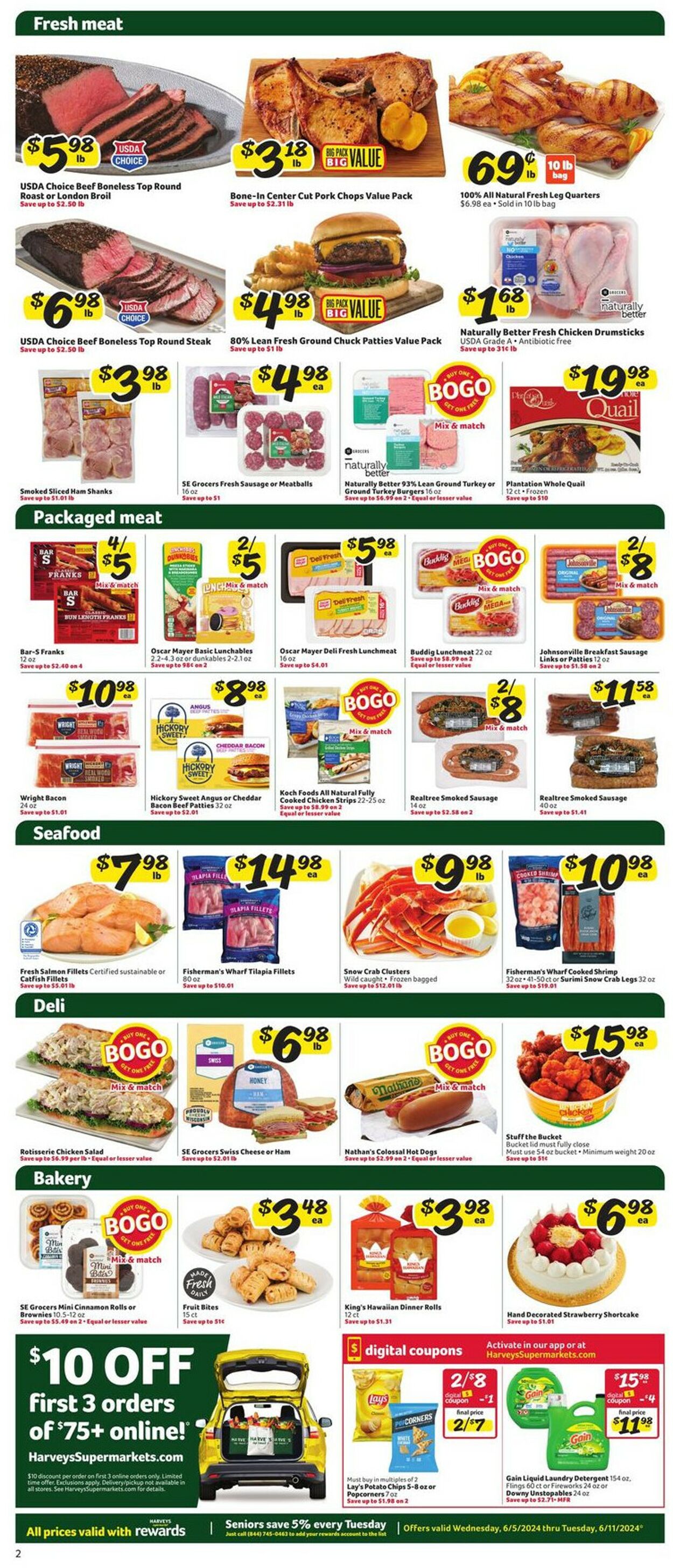 Harveys Supermarket Weekly Ad Circular - valid 06/05-06/11/2024 (Page 4)