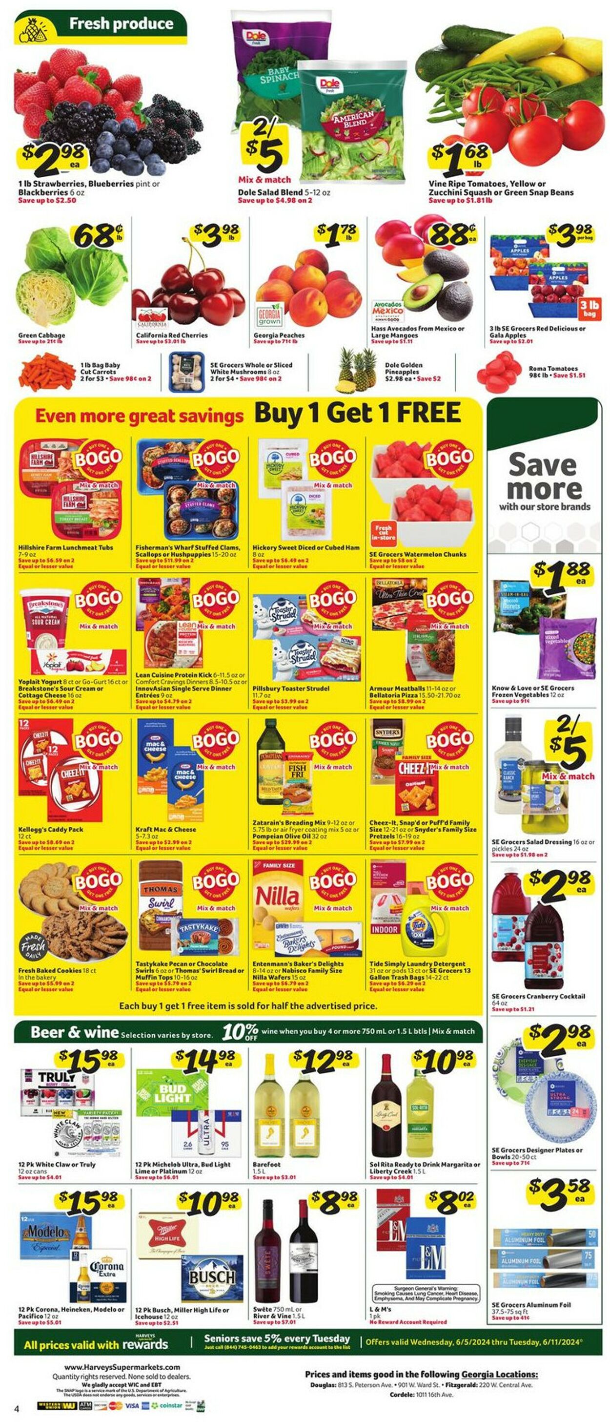 Harveys Supermarket Weekly Ad Circular - valid 06/05-06/11/2024 (Page 10)