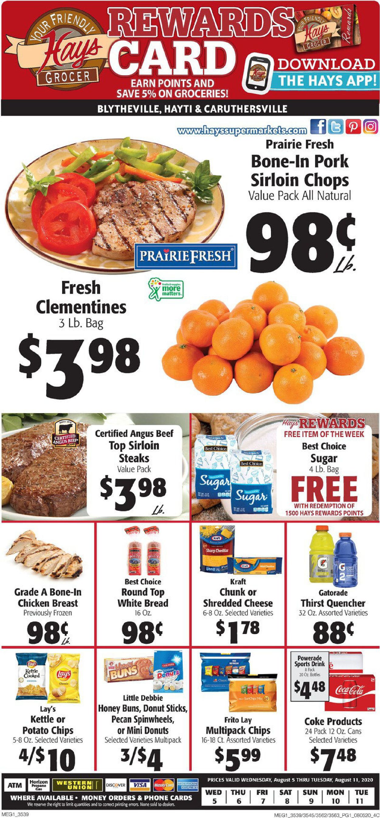 Hays Supermarket Weekly Ad Circular - valid 08/05-08/11/2020 (Page 3)