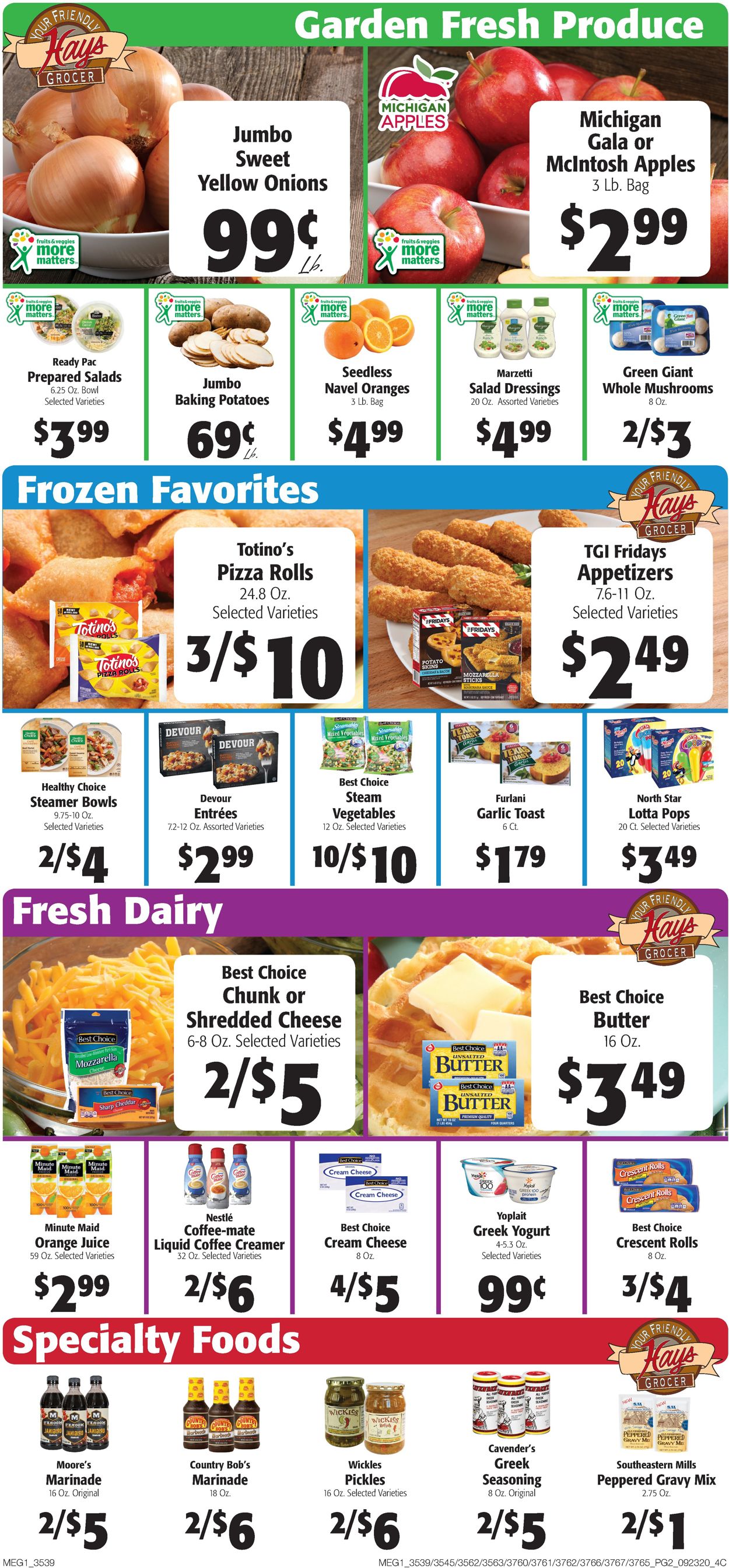 Hays Supermarket Weekly Ad Circular - valid 09/23-09/29/2020 (Page 4)