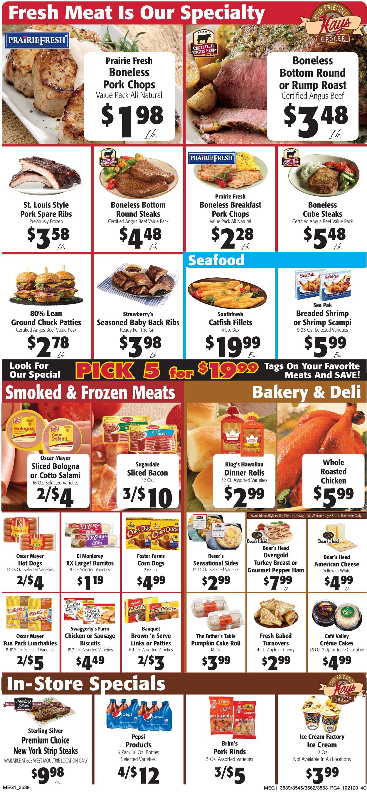 Hays Supermarket Weekly Ad Circular - valid 10/21-10/27/2020 (Page 6)