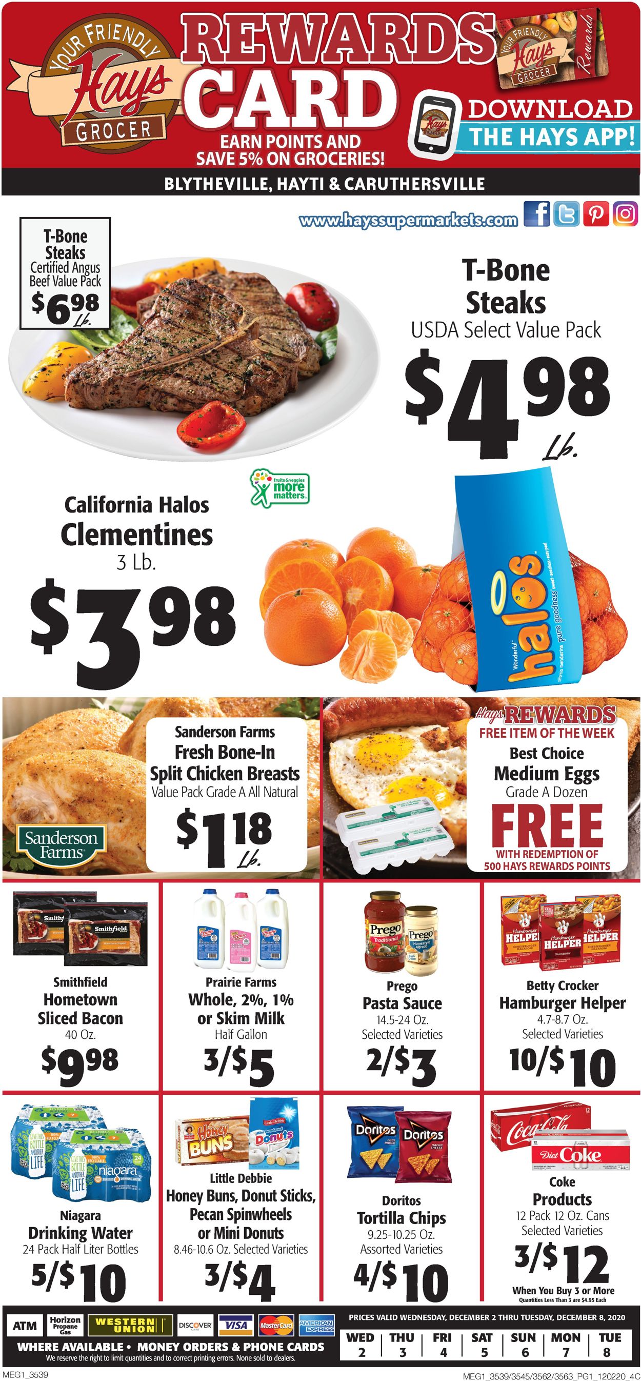 Hays Supermarket Weekly Ad Circular - valid 12/02-12/08/2020 (Page 3)