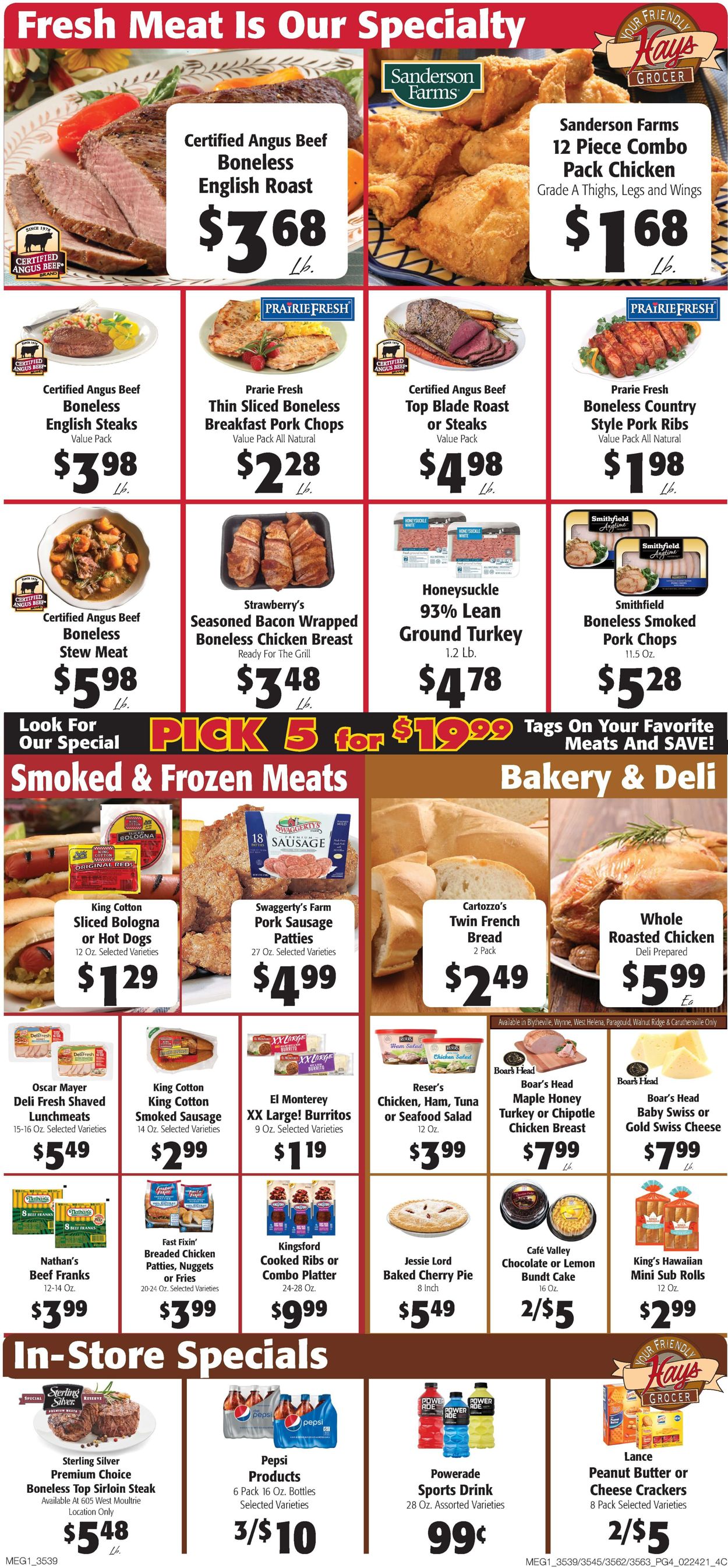 Hays Supermarket Weekly Ad Circular - valid 02/24-03/02/2021 (Page 6)