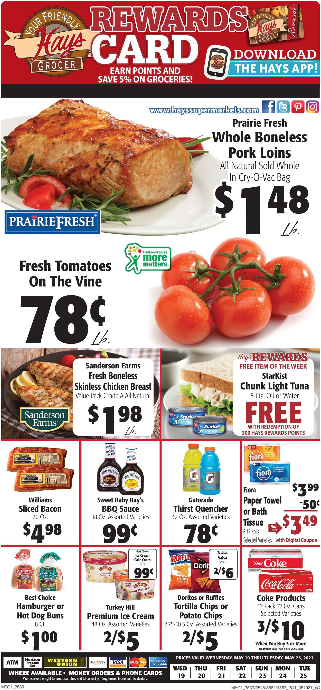 Hays Supermarket Weekly Ad Circular - valid 05/19-05/25/2021