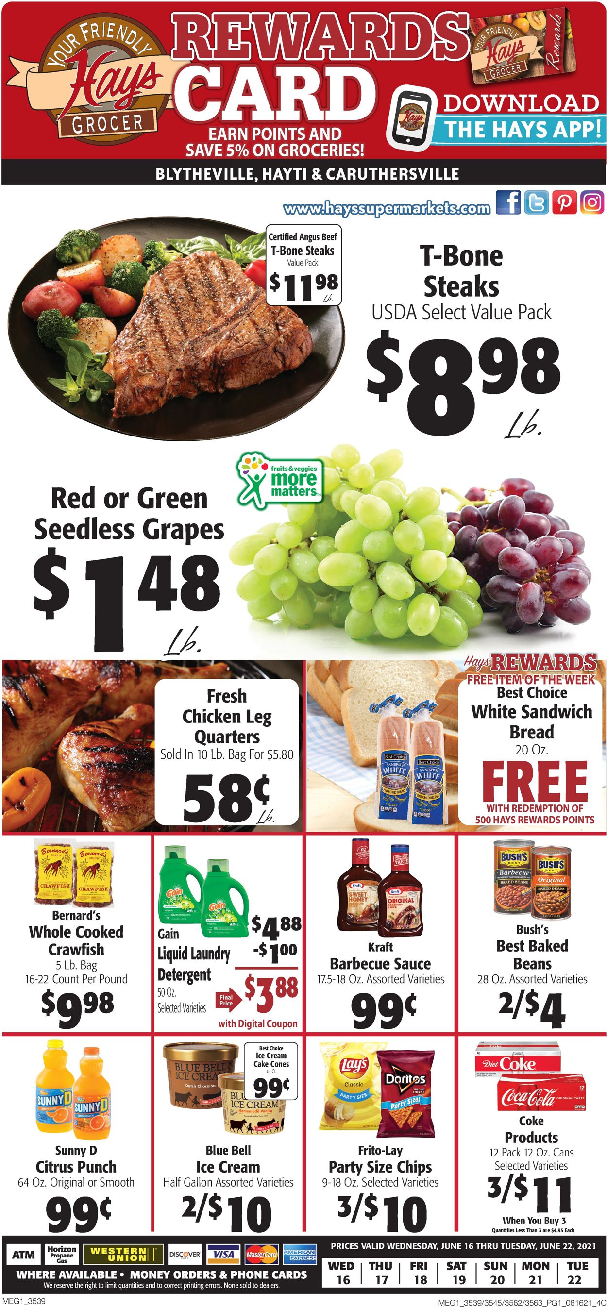 Hays Supermarket Weekly Ad Circular - valid 06/16-06/22/2021 (Page 3)