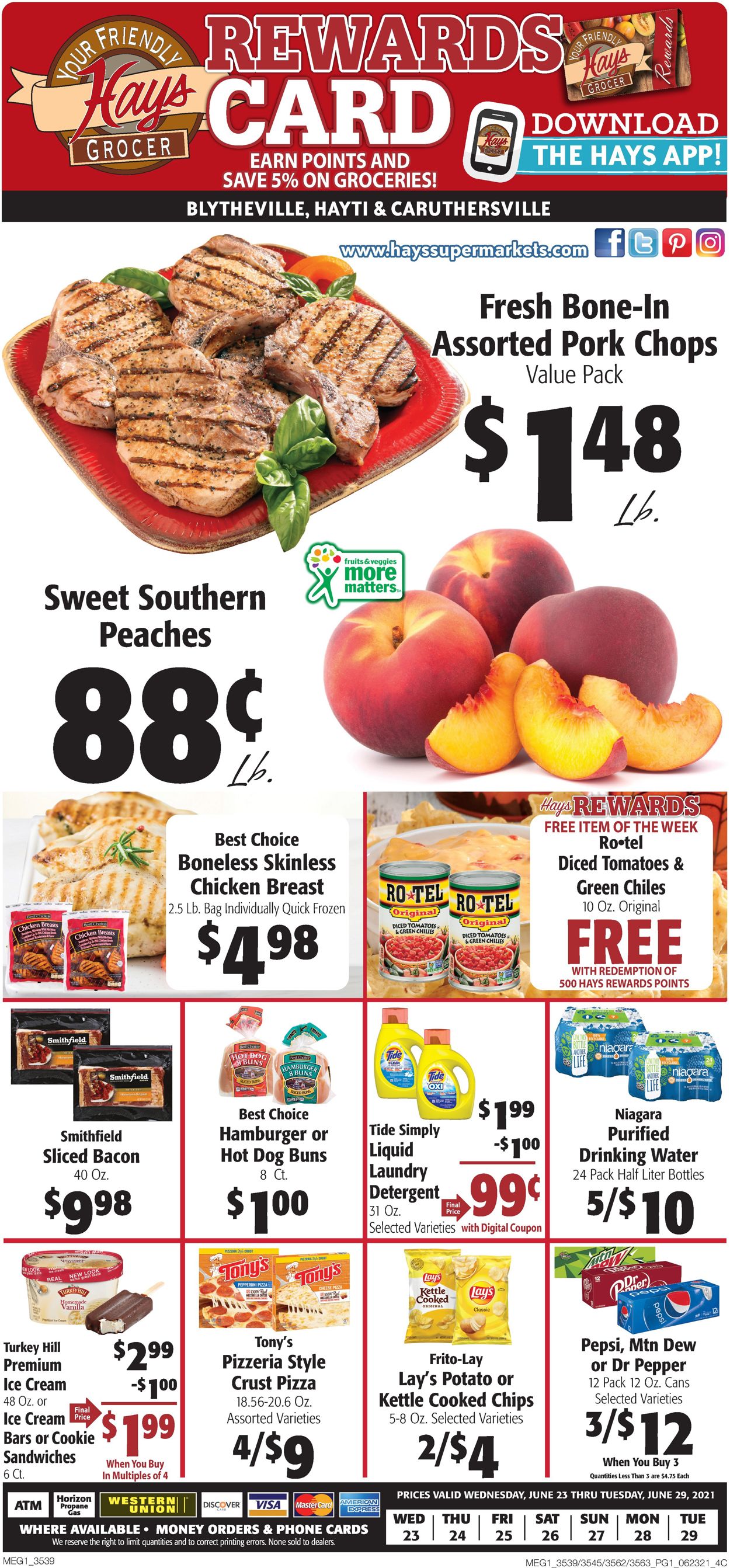 Hays Supermarket Weekly Ad Circular - valid 06/23-06/29/2021