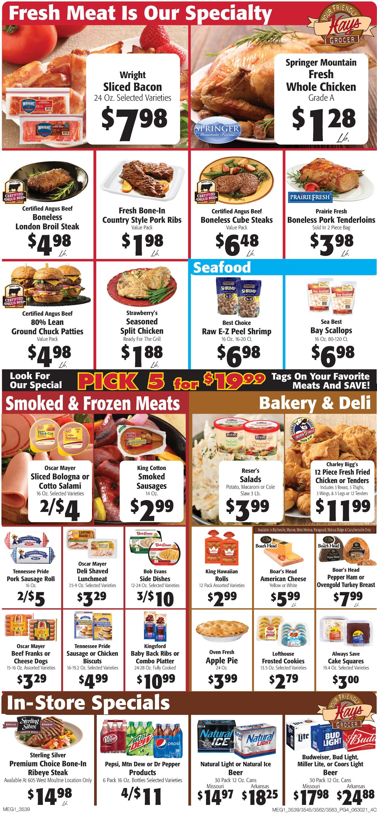 Hays Supermarket Weekly Ad Circular - valid 06/30-07/06/2021 (Page 6)