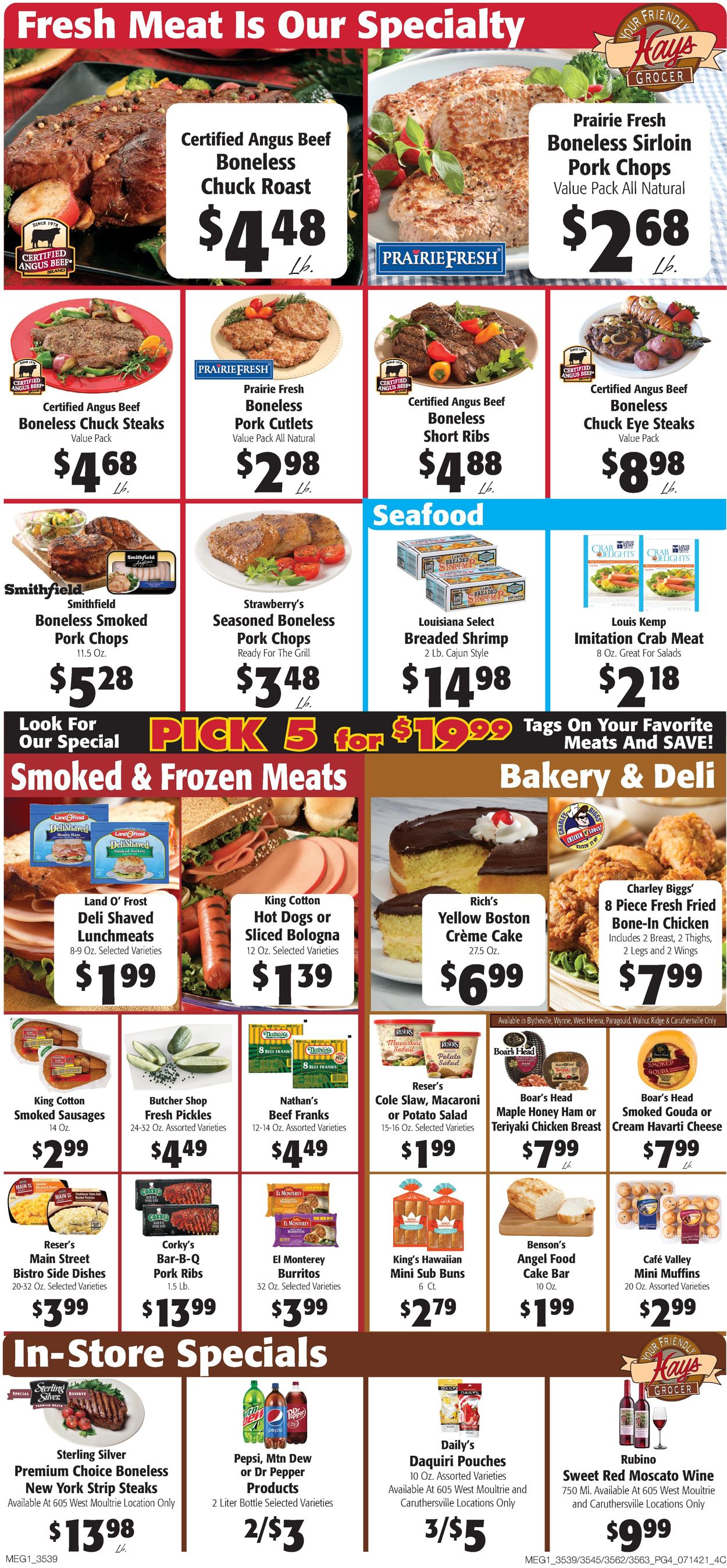 Hays Supermarket Weekly Ad Circular - valid 07/14-07/20/2021 (Page 6)