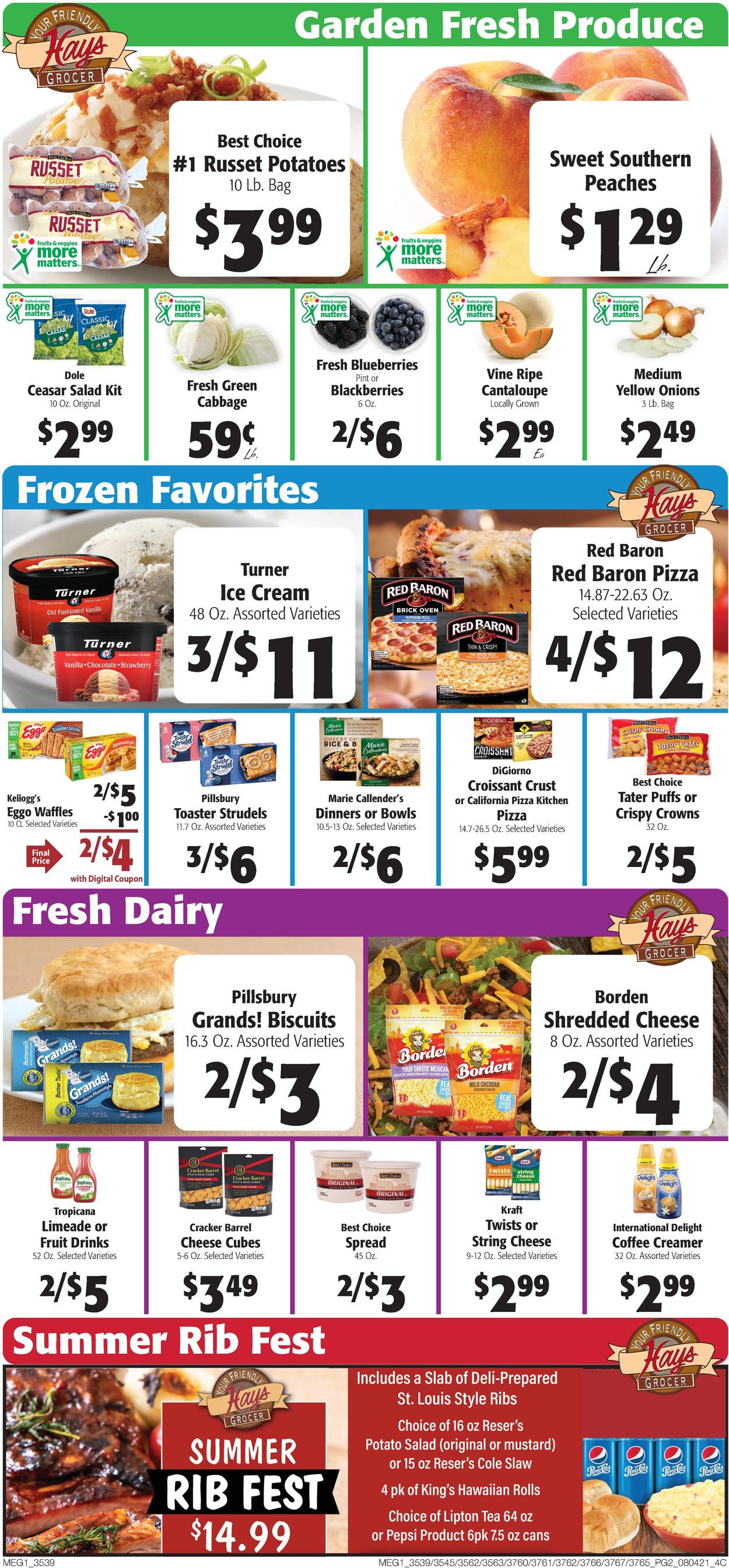 Hays Supermarket Weekly Ad Circular - valid 08/04-08/10/2021 (Page 4)
