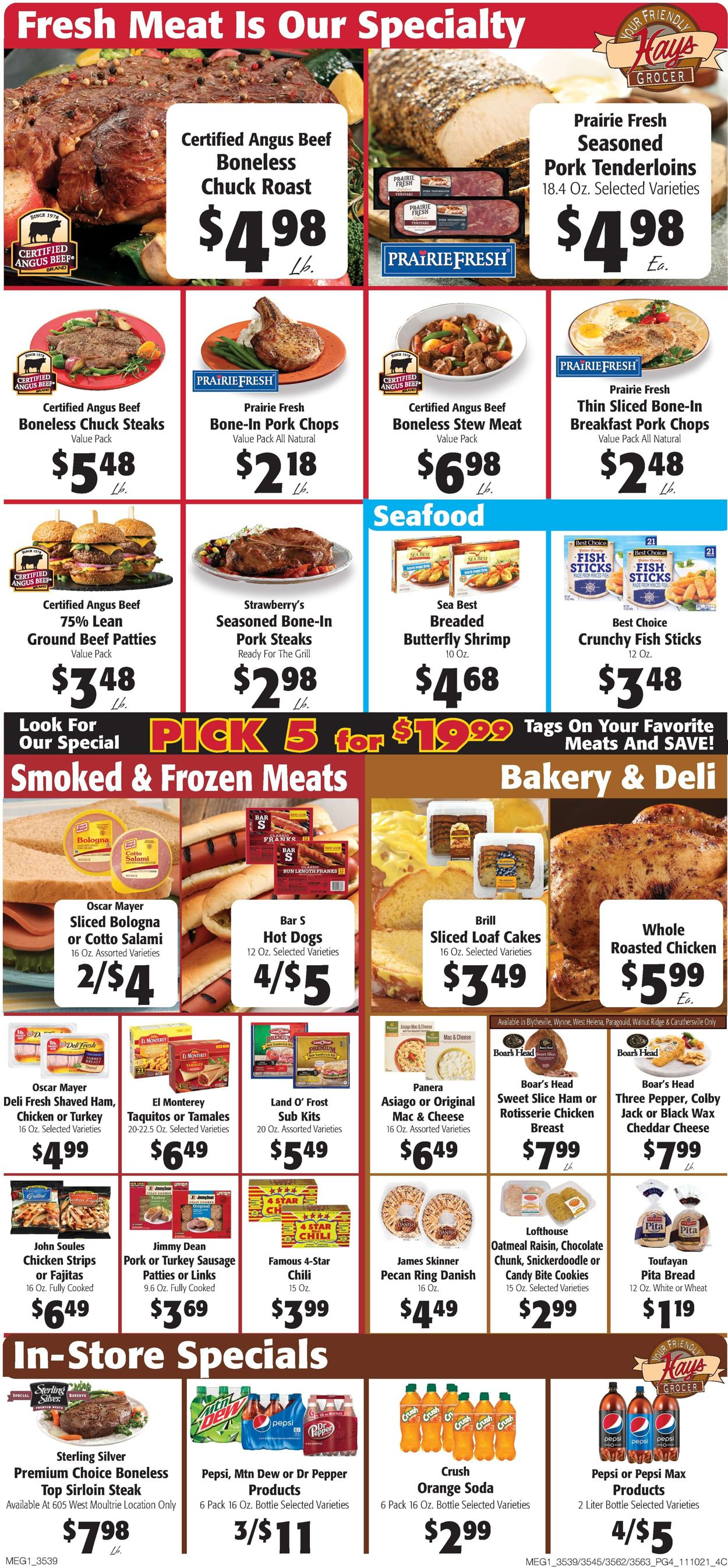 Hays Supermarket Weekly Ad Circular - valid 11/10-11/16/2021 (Page 6)
