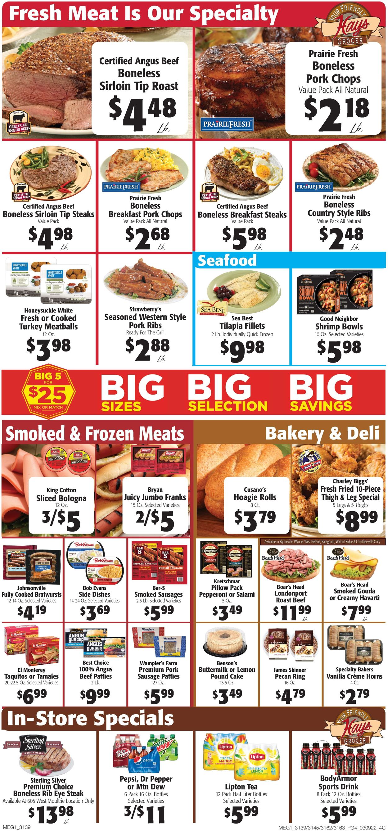 Hays Supermarket Weekly Ad Circular - valid 03/09-03/15/2022 (Page 6)