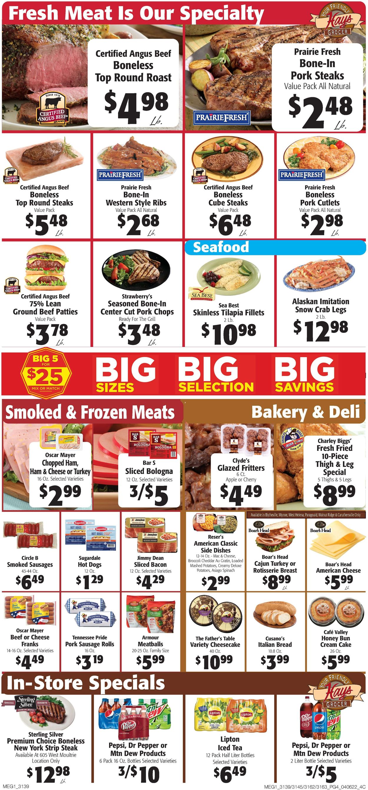 Hays Supermarket Weekly Ad Circular - valid 04/06-04/12/2022 (Page 6)