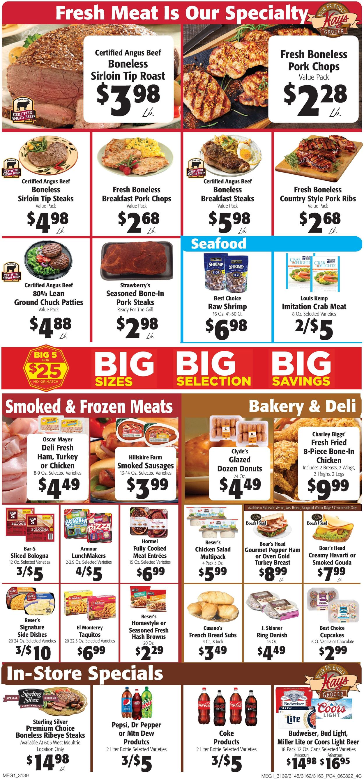 Hays Supermarket Weekly Ad Circular - valid 06/08-06/14/2022 (Page 6)
