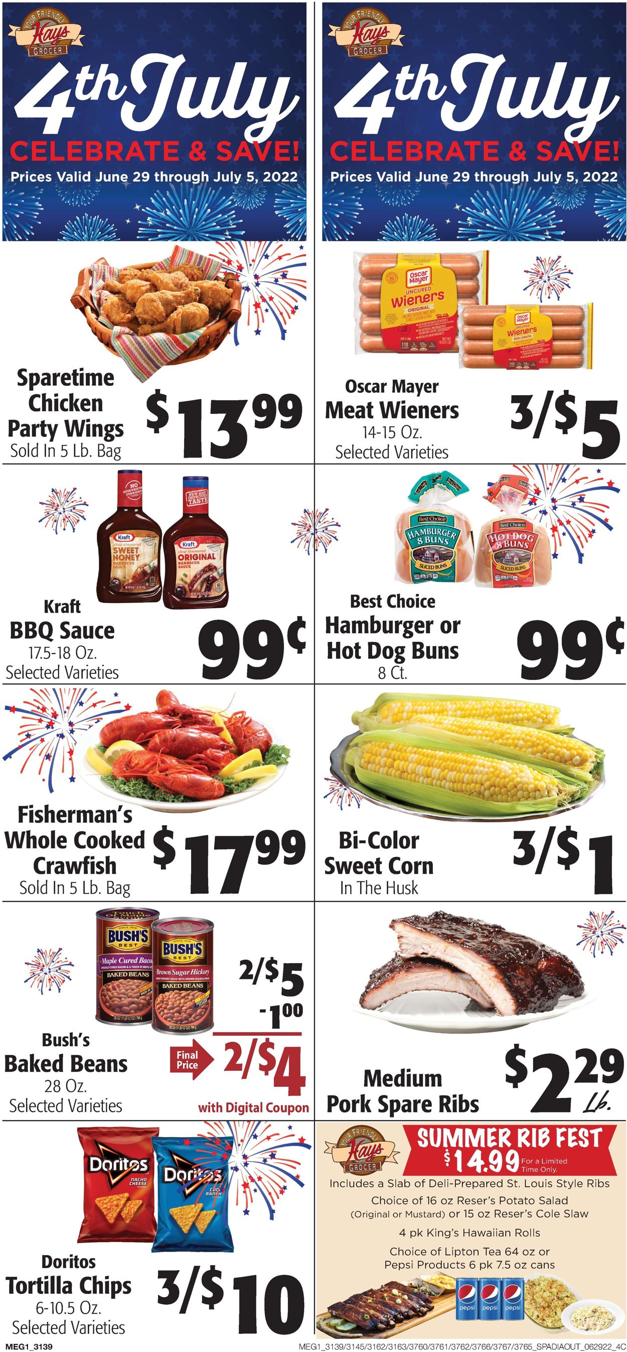 Hays Supermarket Weekly Ad Circular - valid 06/29-07/05/2022
