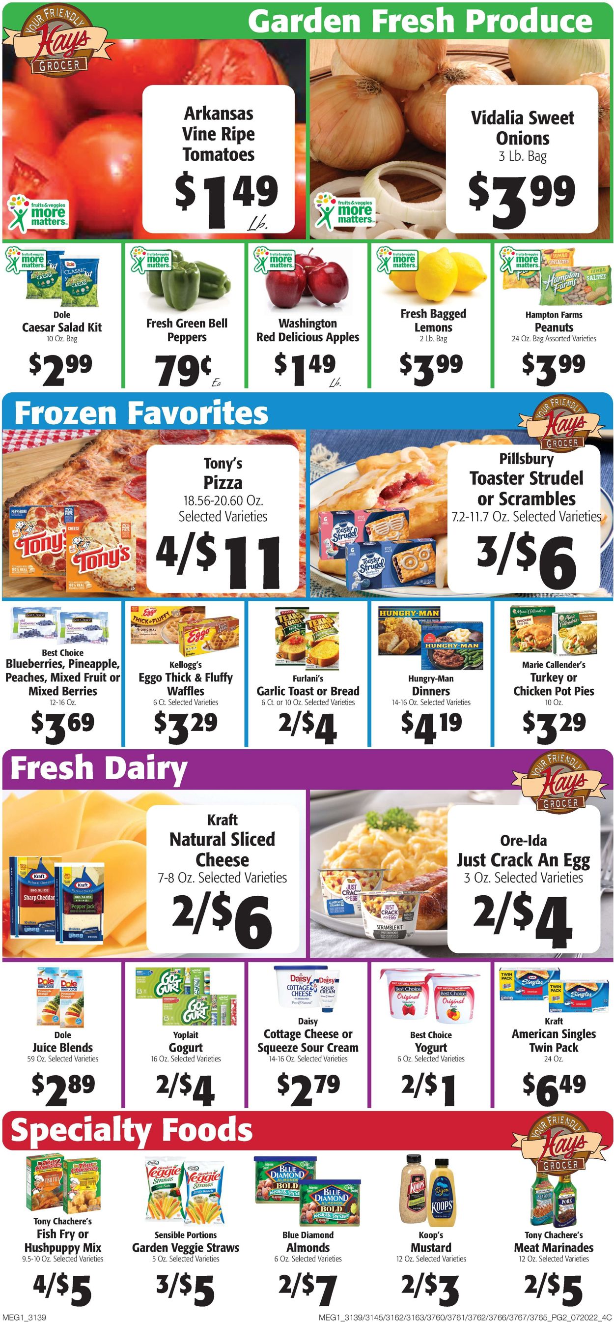 Hays Supermarket Weekly Ad Circular - valid 07/20-07/26/2022 (Page 2)