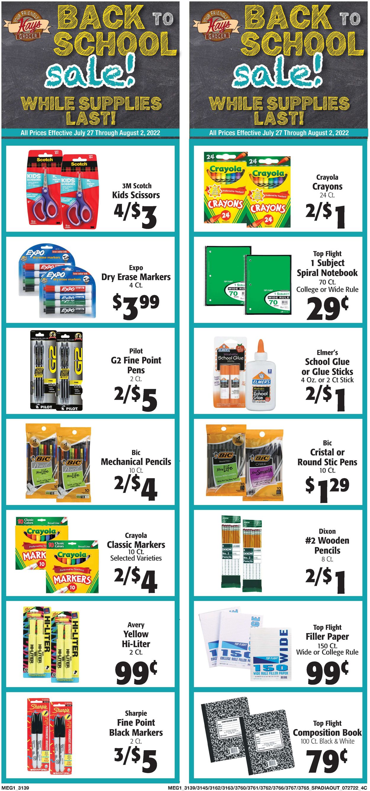 Hays Supermarket Weekly Ad Circular - valid 07/27-08/02/2022