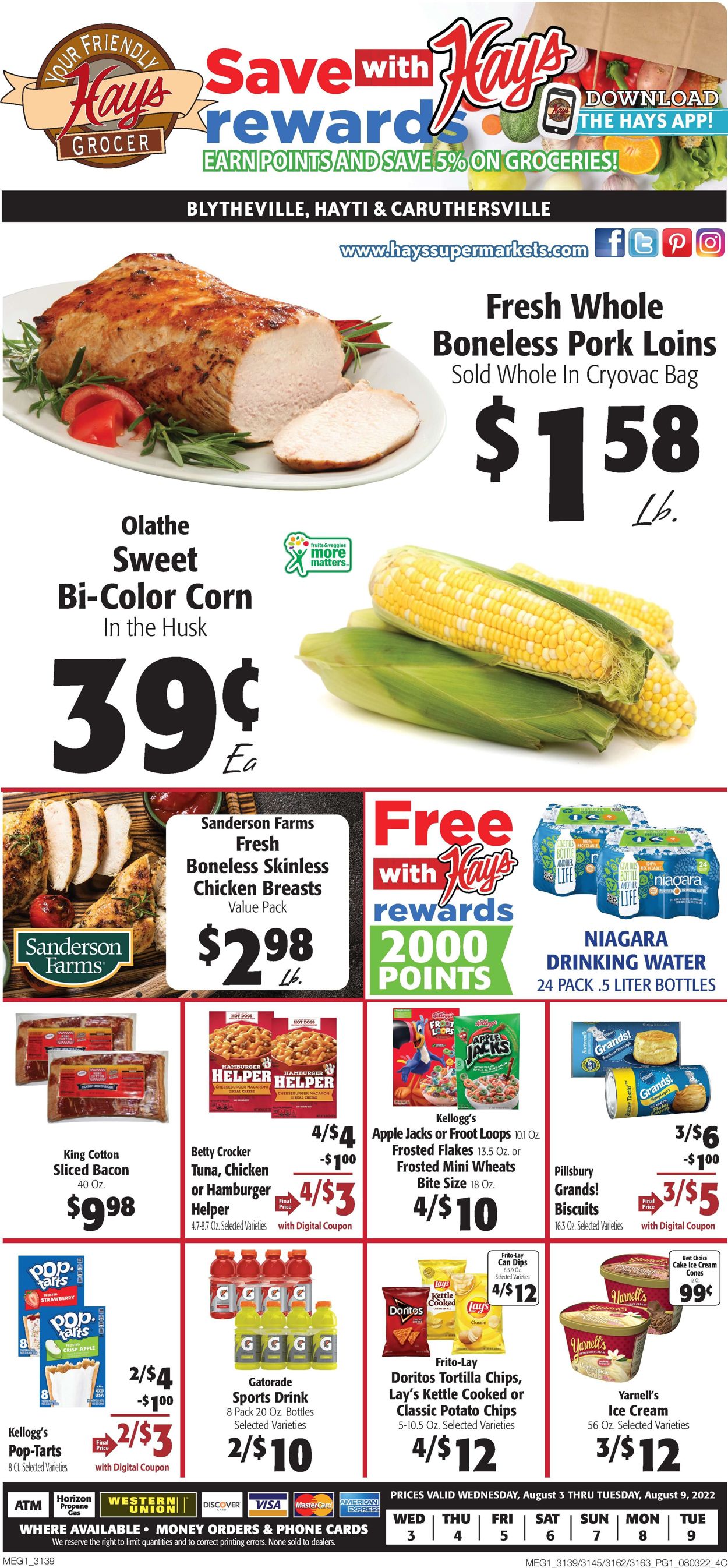 Hays Supermarket Weekly Ad Circular - valid 08/03-08/09/2022 (Page 3)