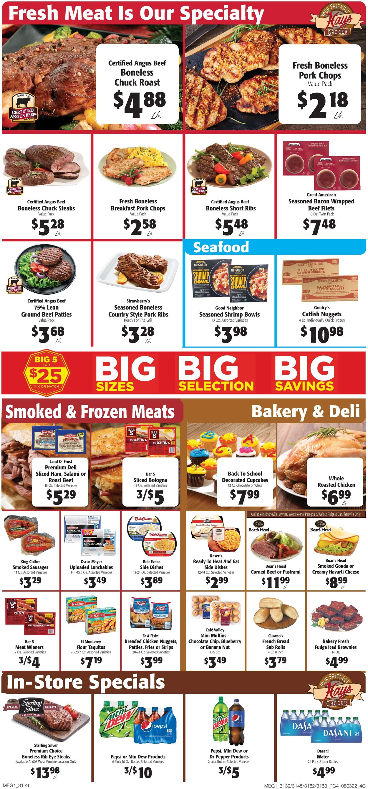 Hays Supermarket Weekly Ad Circular - valid 08/03-08/09/2022 (Page 6)