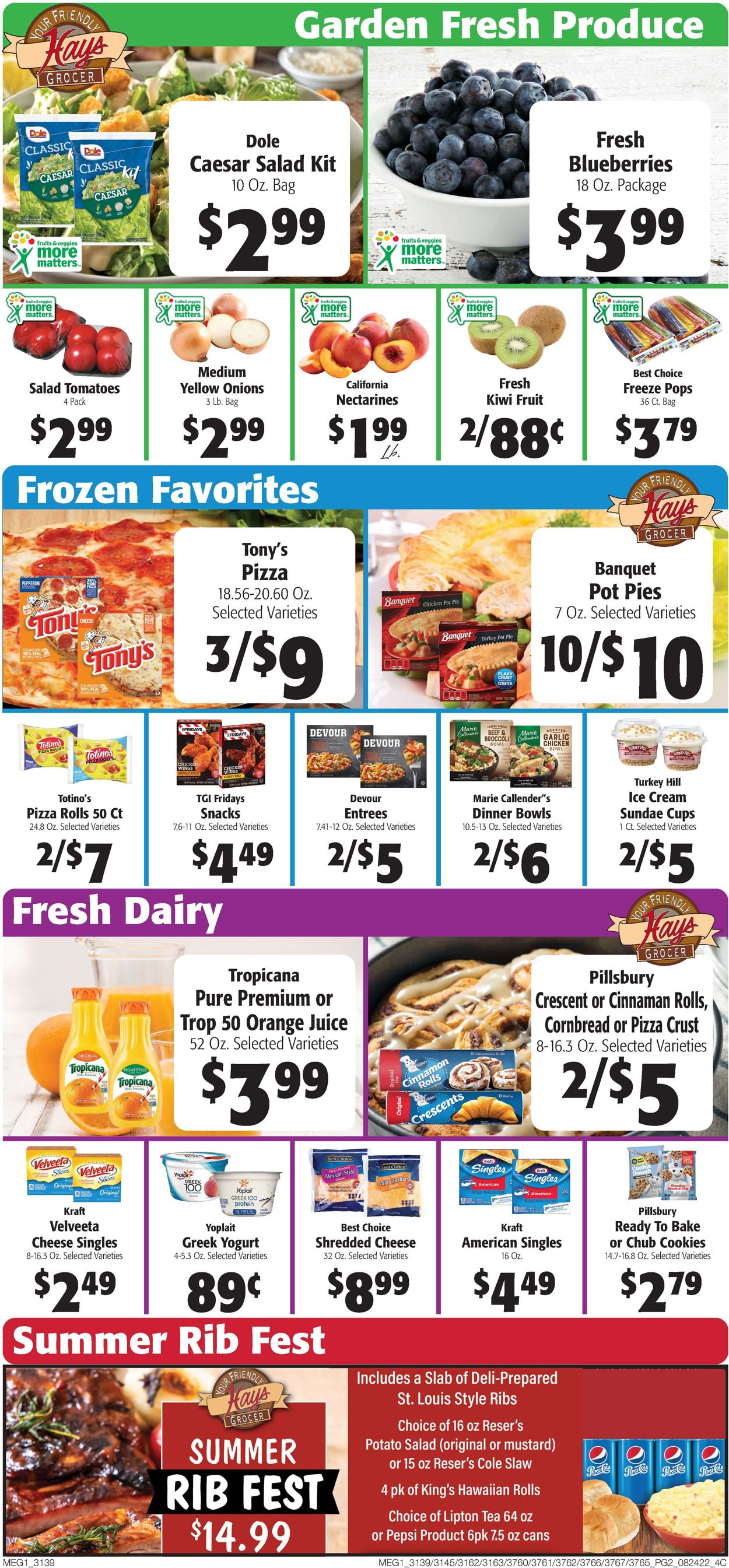Hays Supermarket Weekly Ad Circular - valid 08/24-08/30/2022 (Page 2)