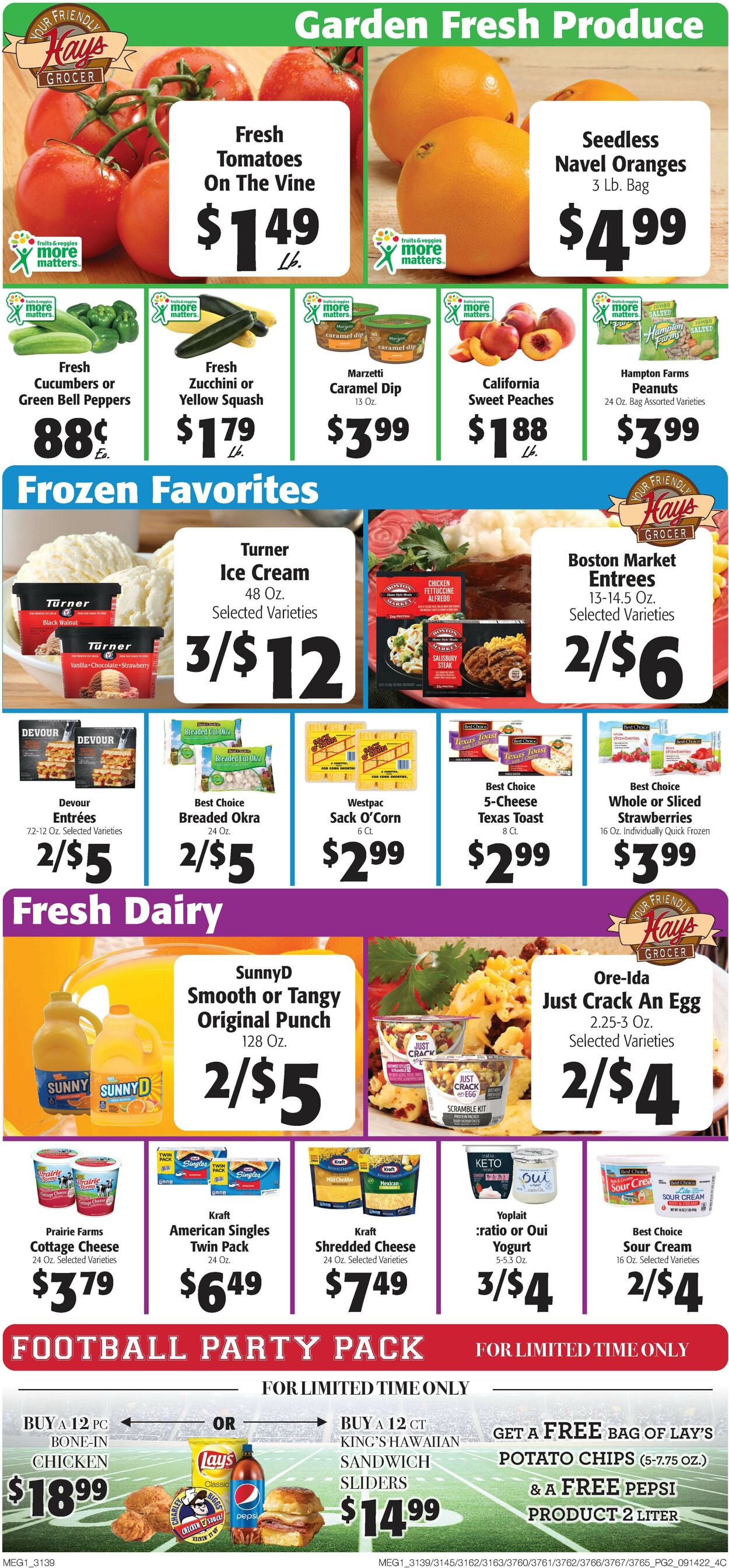 Hays Supermarket Weekly Ad Circular - valid 09/14-09/20/2022 (Page 4)