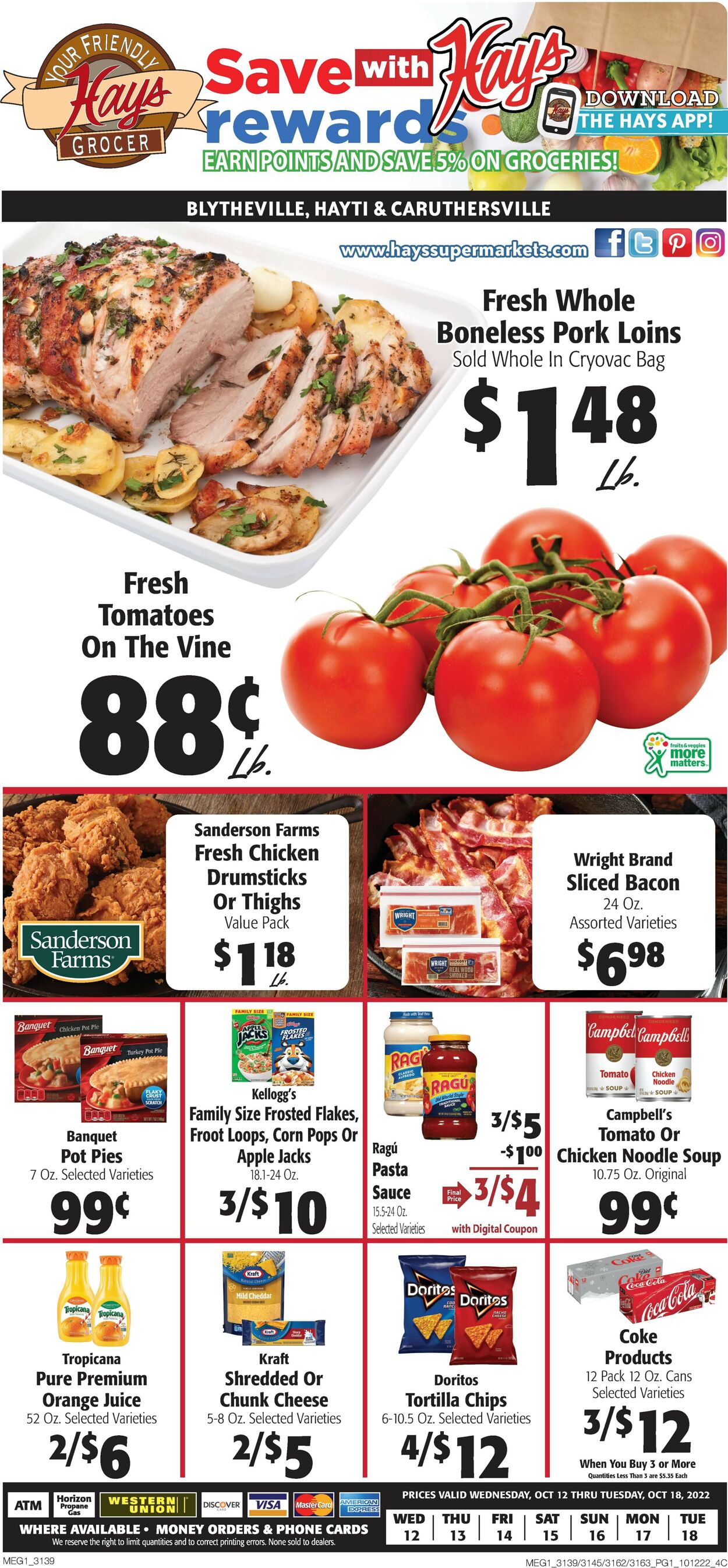 Hays Supermarket Weekly Ad Circular - valid 10/12-10/18/2022 (Page 3)