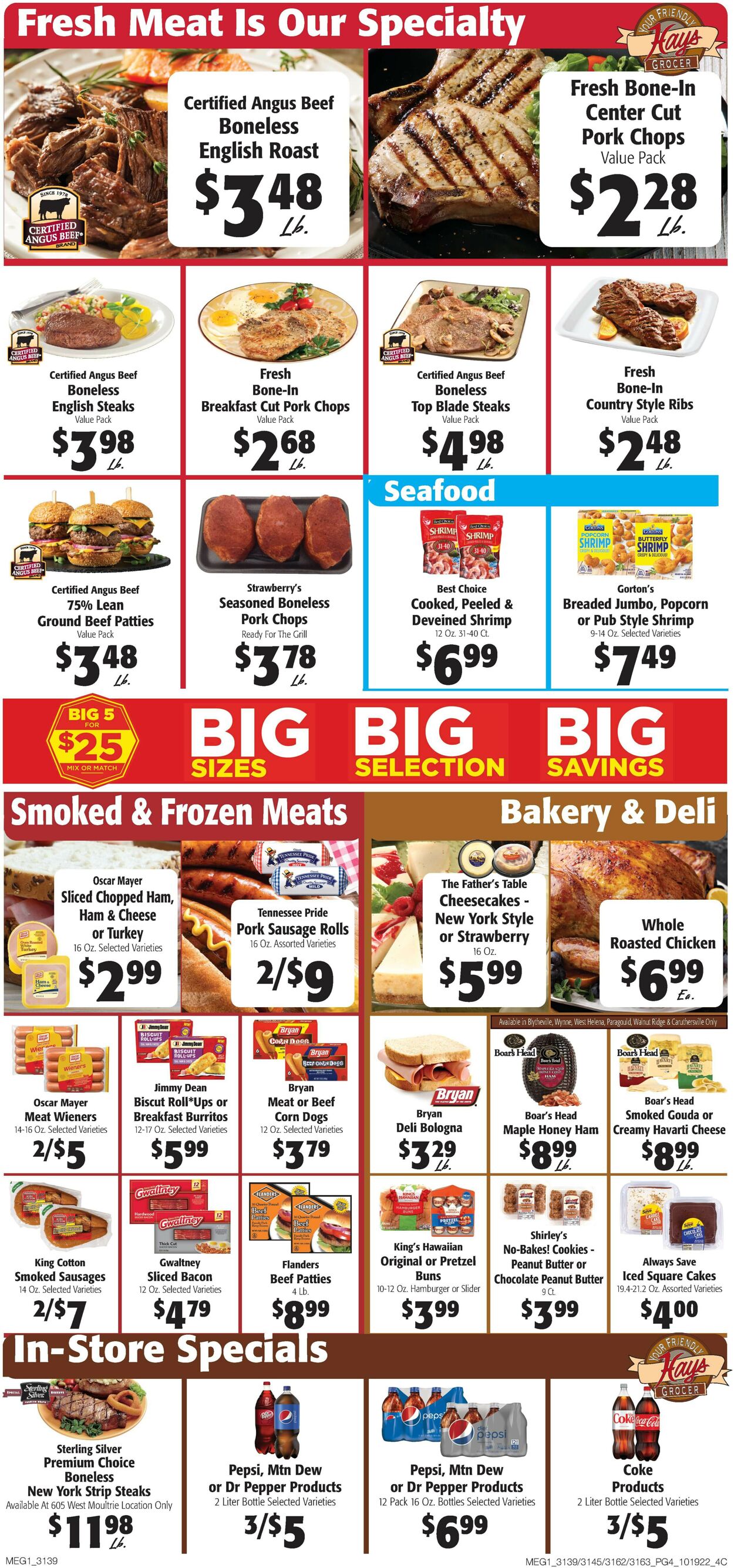 Hays Supermarket Weekly Ad Circular - valid 10/19-10/25/2022 (Page 6)