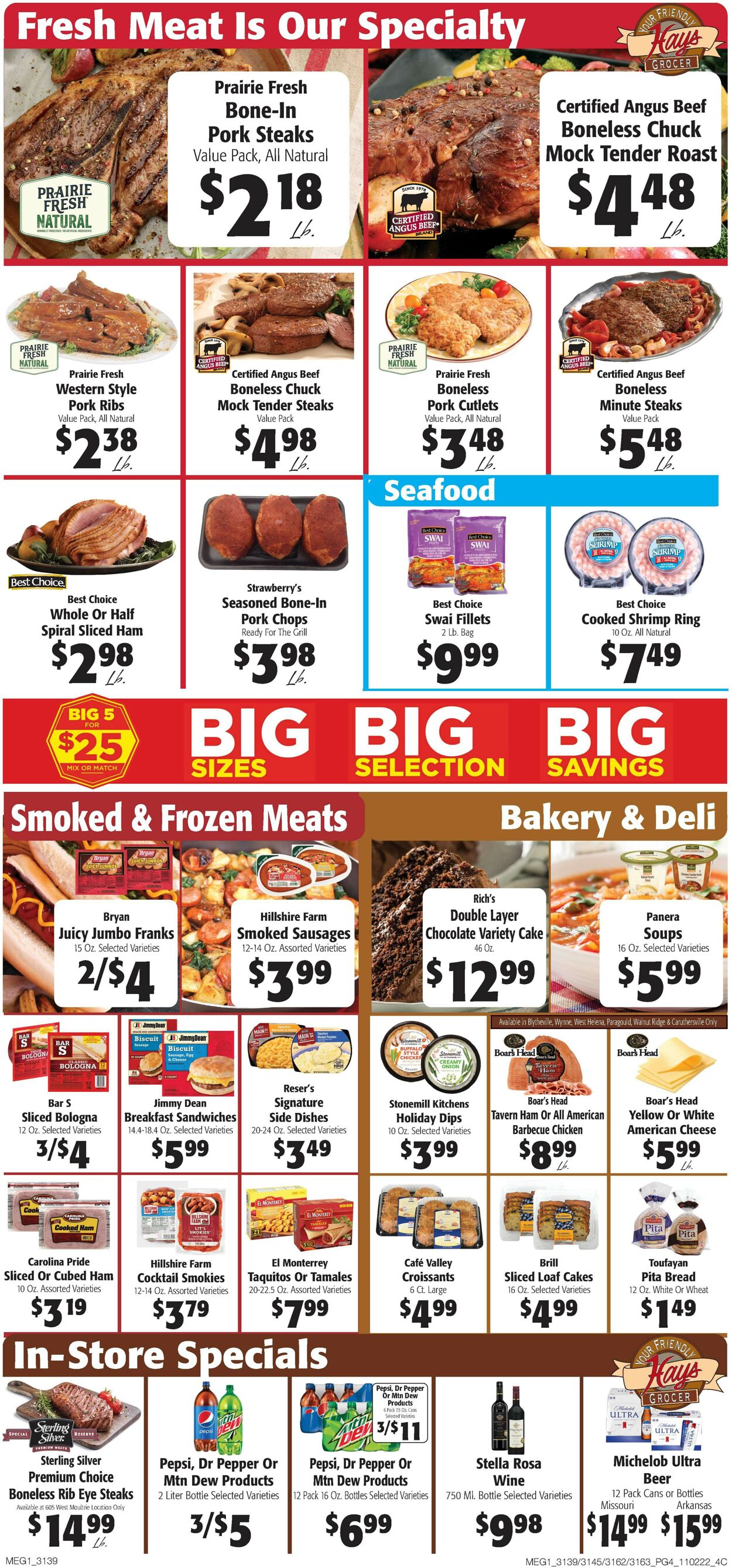 Hays Supermarket Weekly Ad Circular - valid 11/02-11/08/2022 (Page 6)